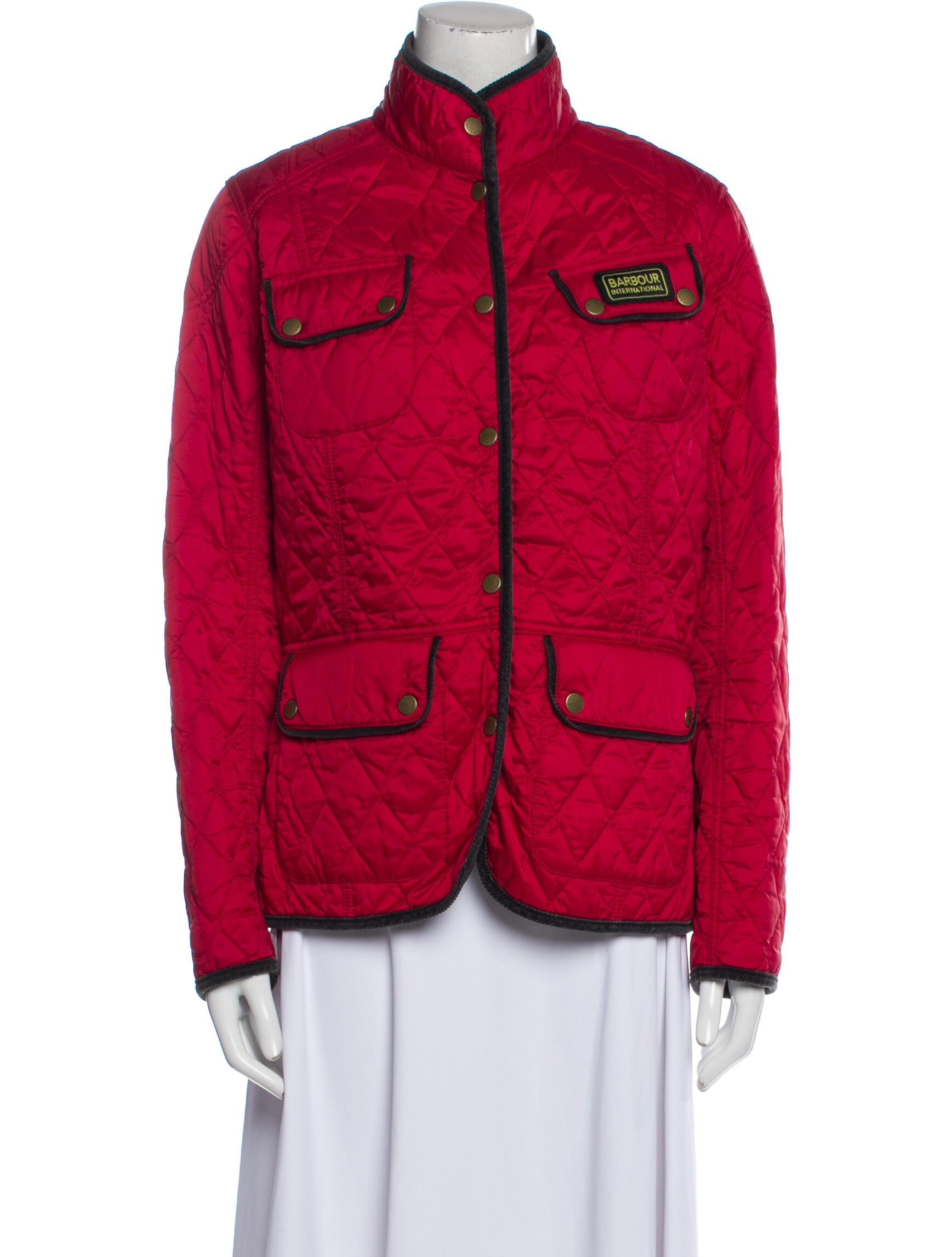 Barbour Utility Jacket Red Jackets, Clothing W2U34556 The RealReal