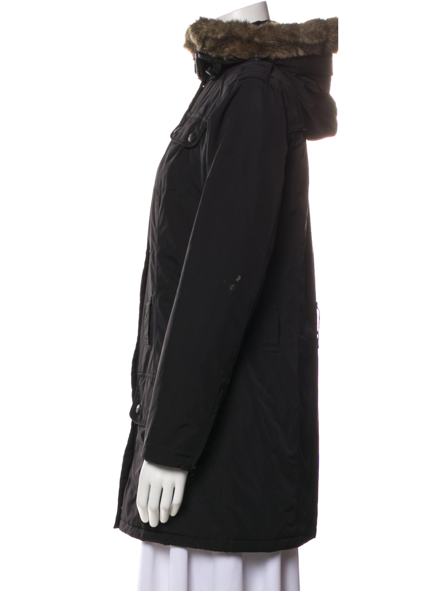 Barbour Parka Black Coats, Clothing W2U34983 The RealReal