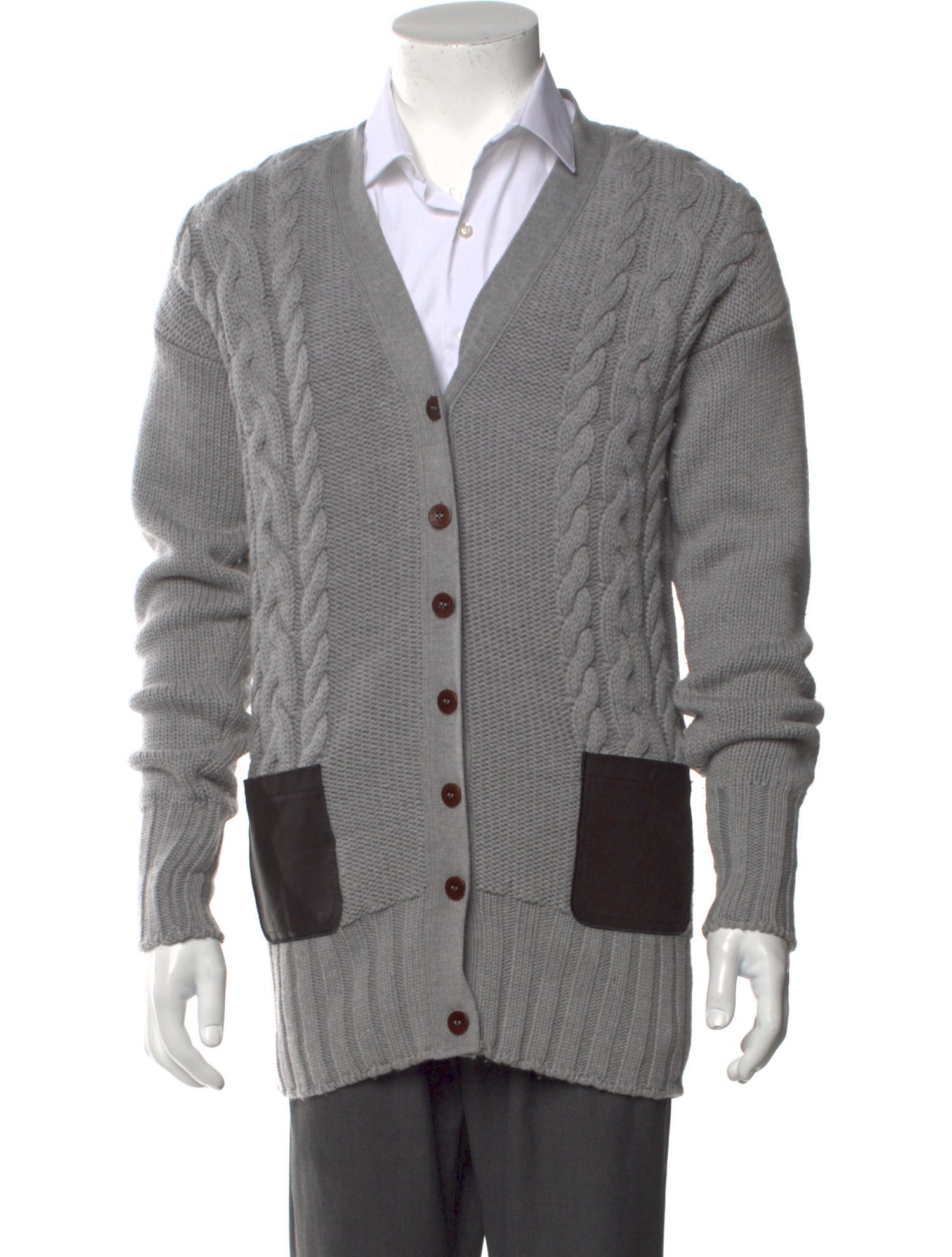 Barbour Merino Wool V-Neck Cardigan