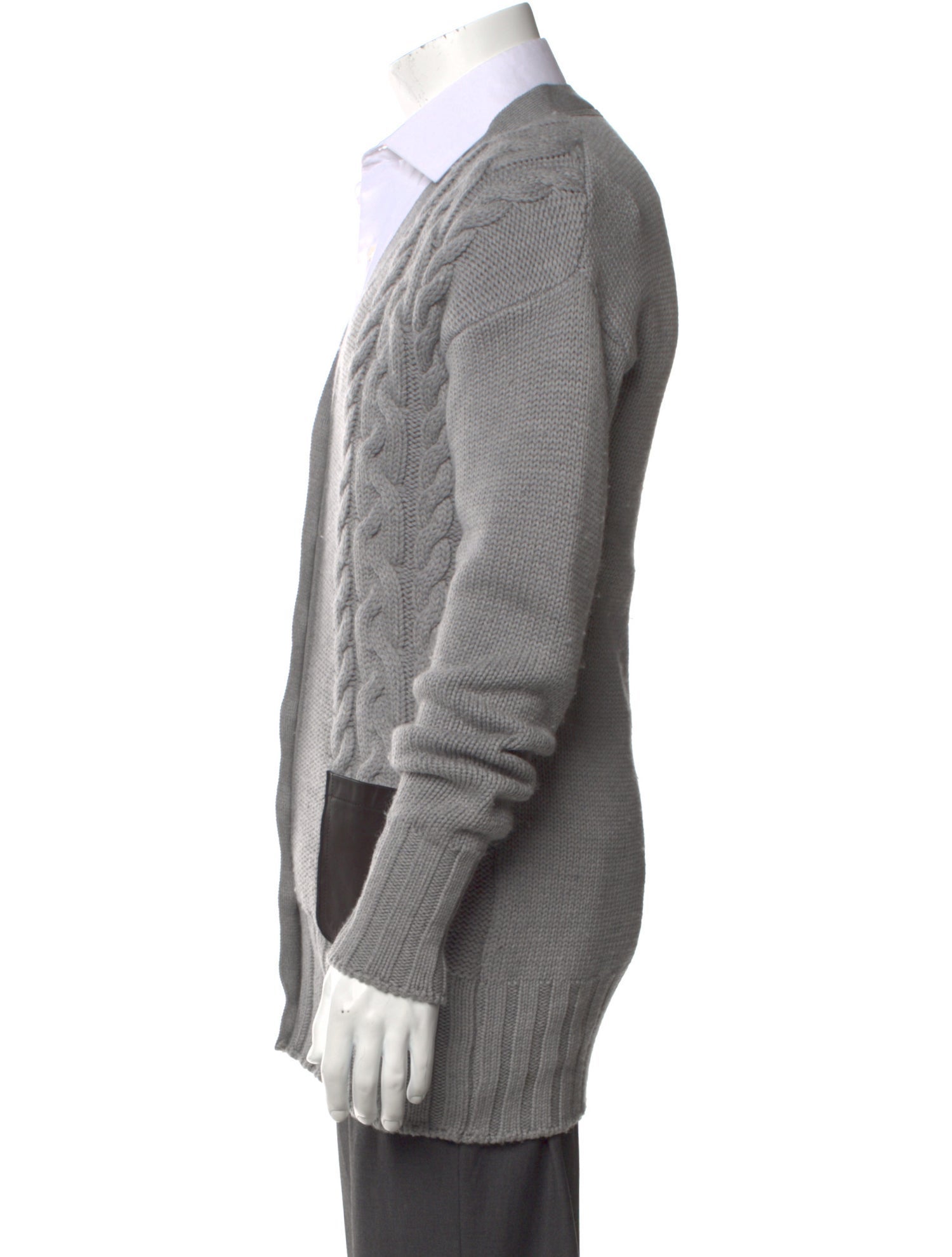 Barbour Merino Wool V-Neck Cardigan