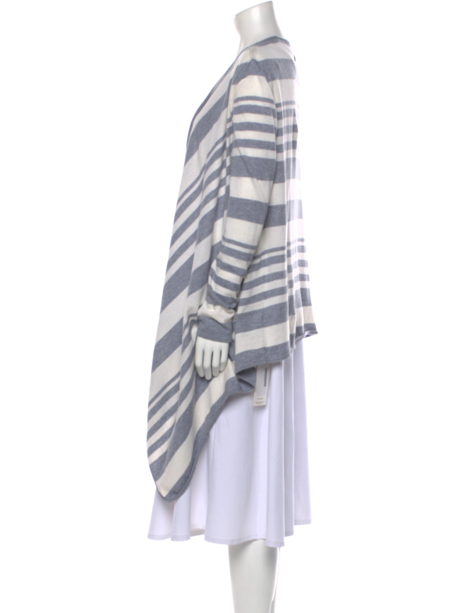 Barbour Striped Open Front Sweater