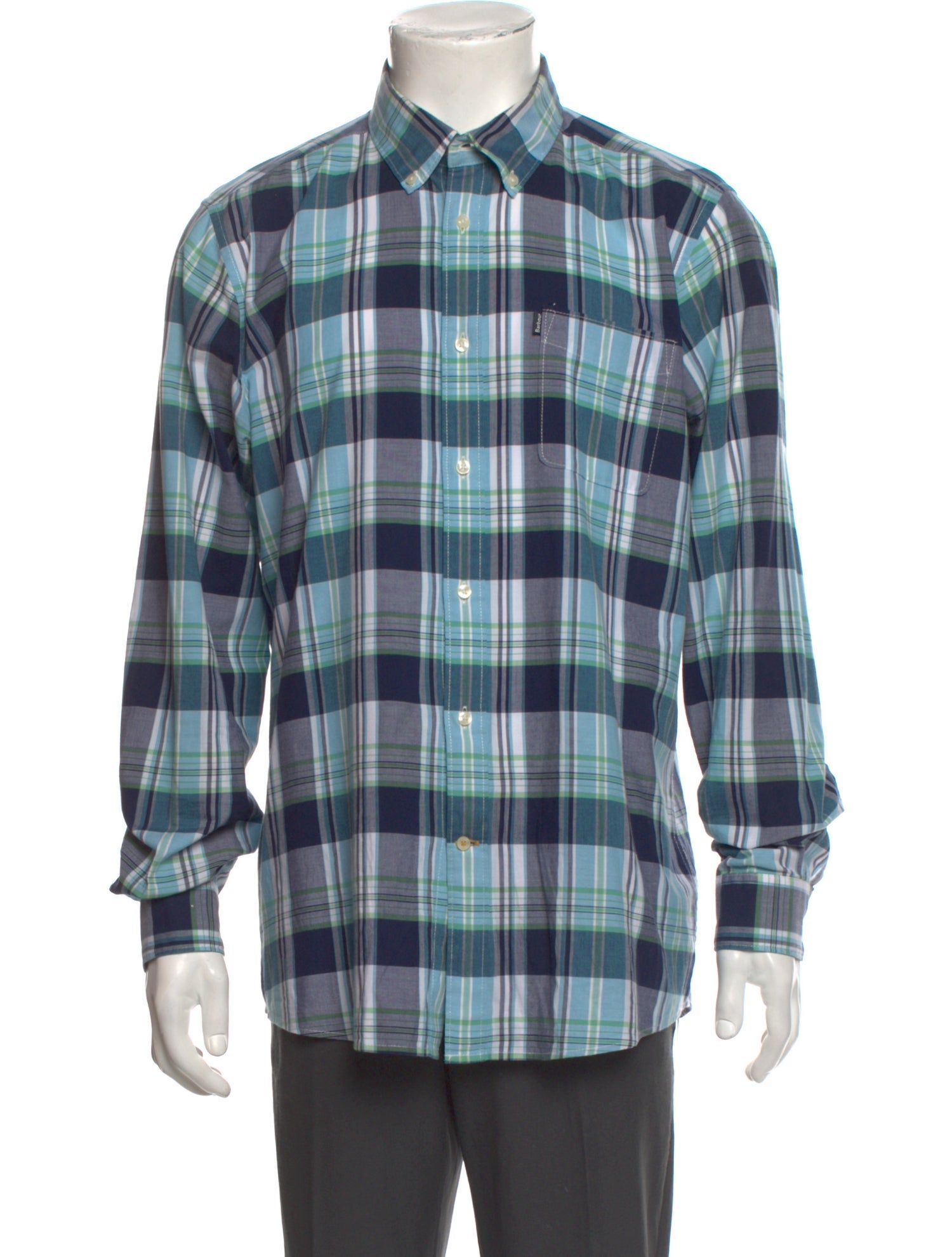Barbour Plaid Print Long Sleeve Shirt