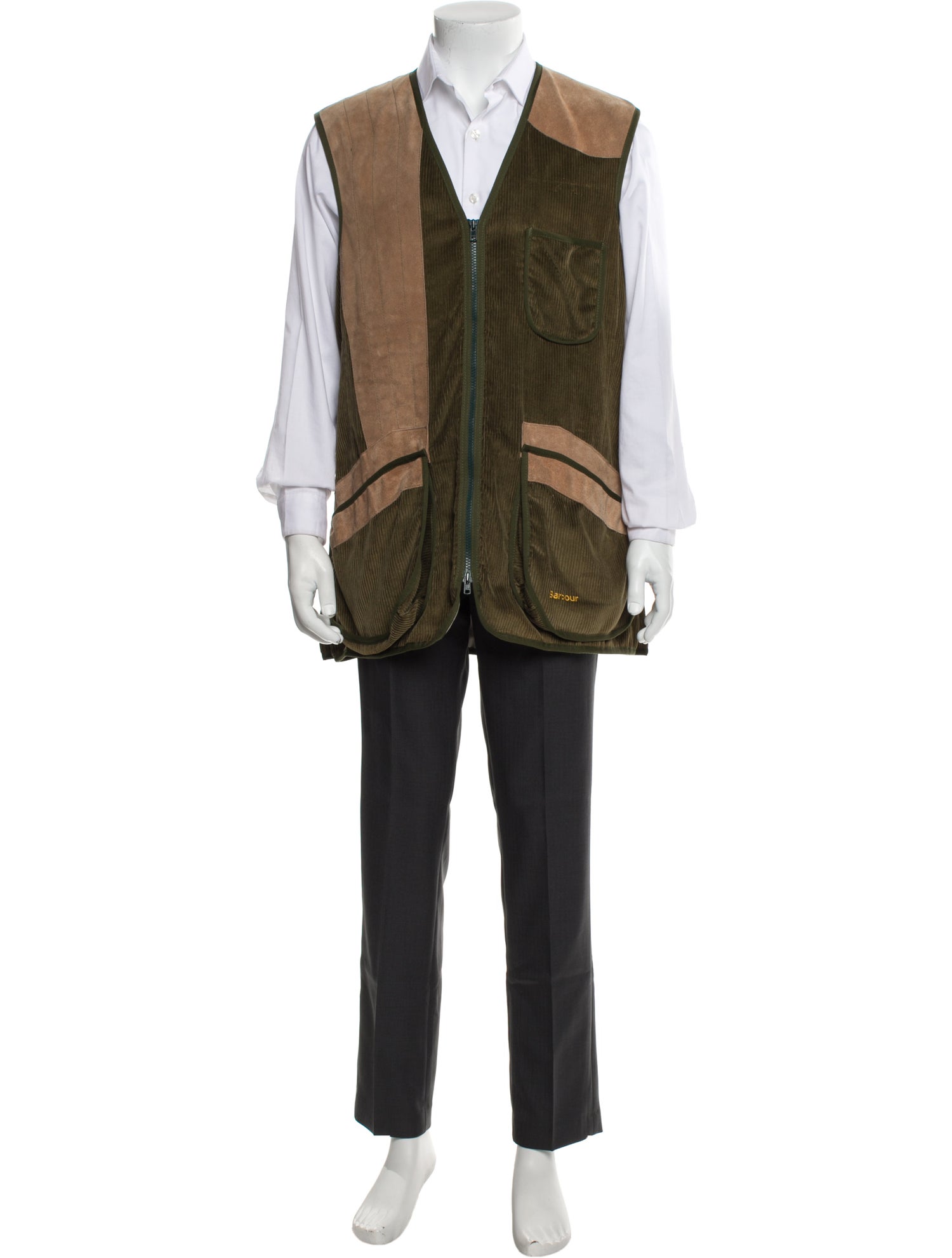 Barbour Colorblock Pattern Vest
