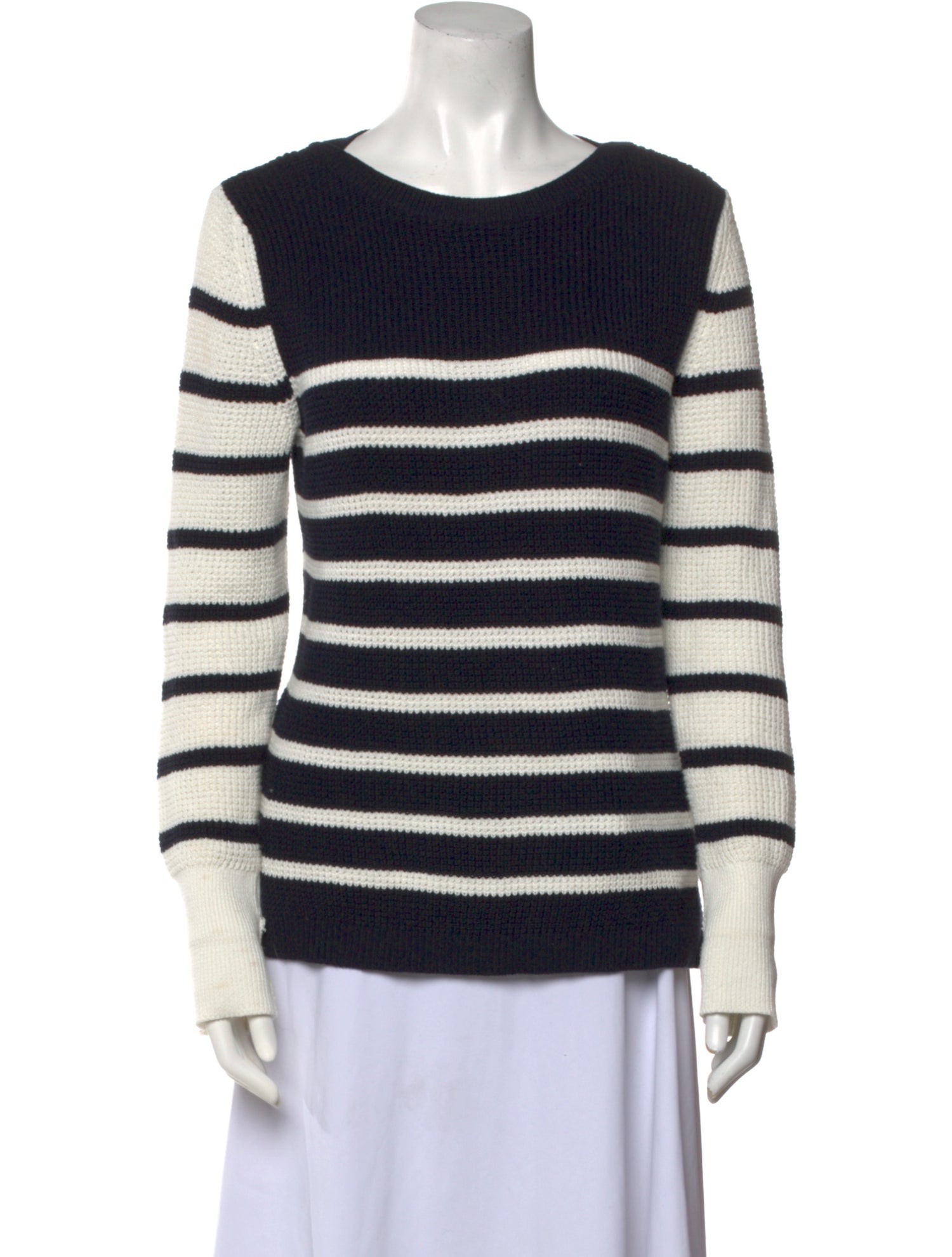 Barbour Striped Bateau Neckline Sweater