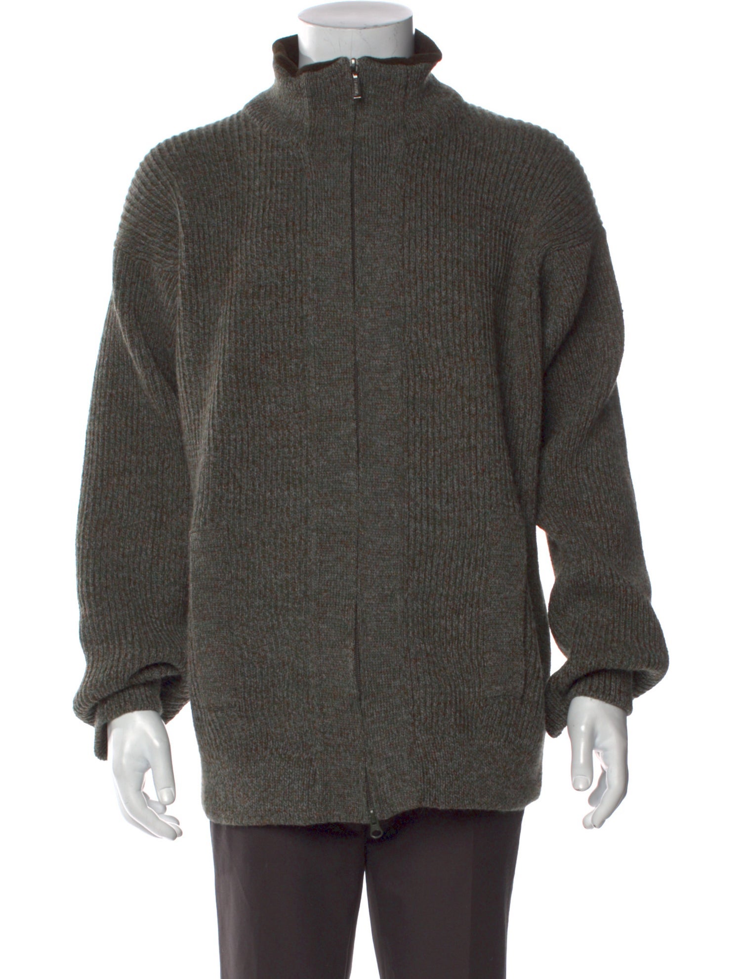 Barbour Wool Turtleneck Cardigan