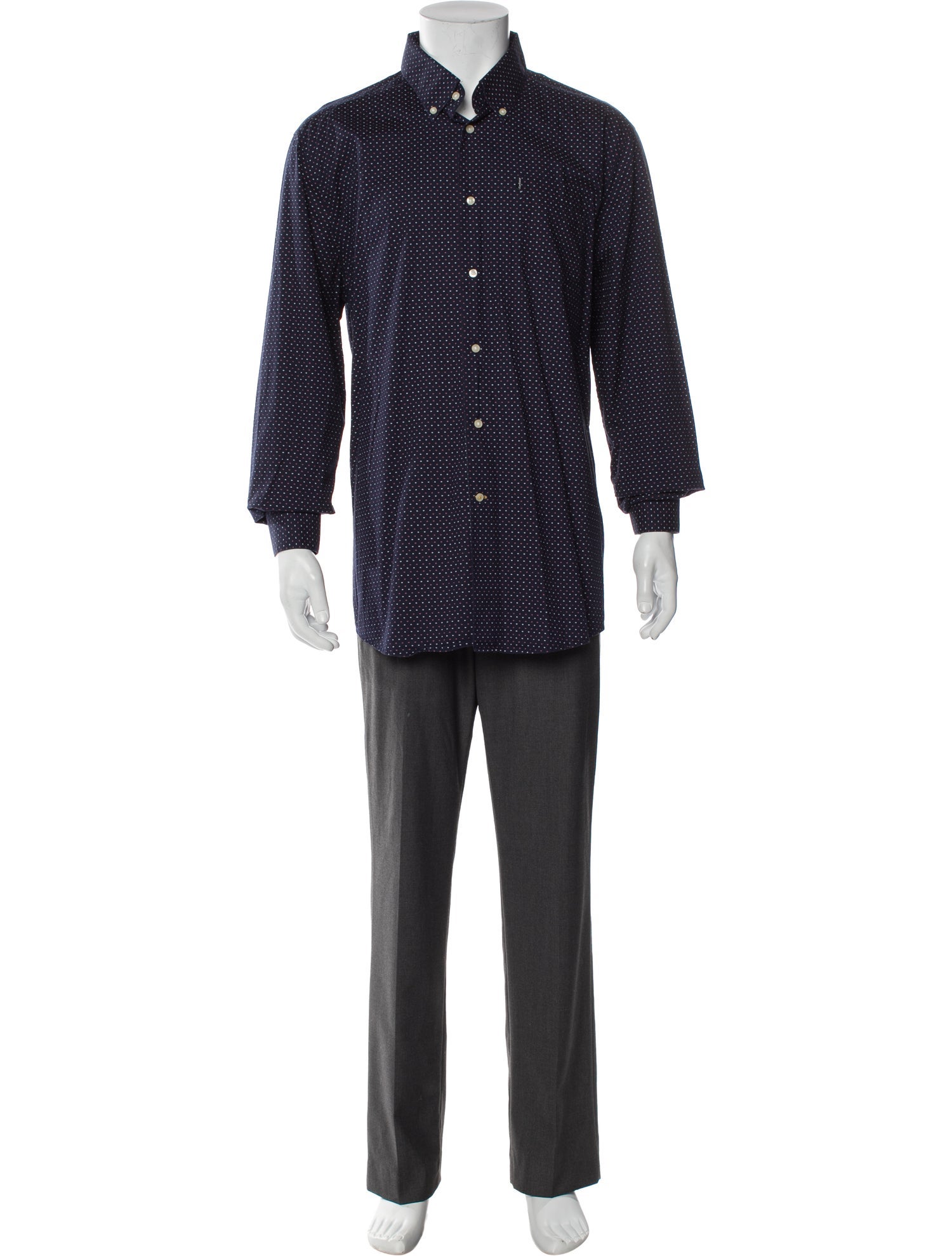 Barbour Polka Dot Print Long Sleeve Shirt