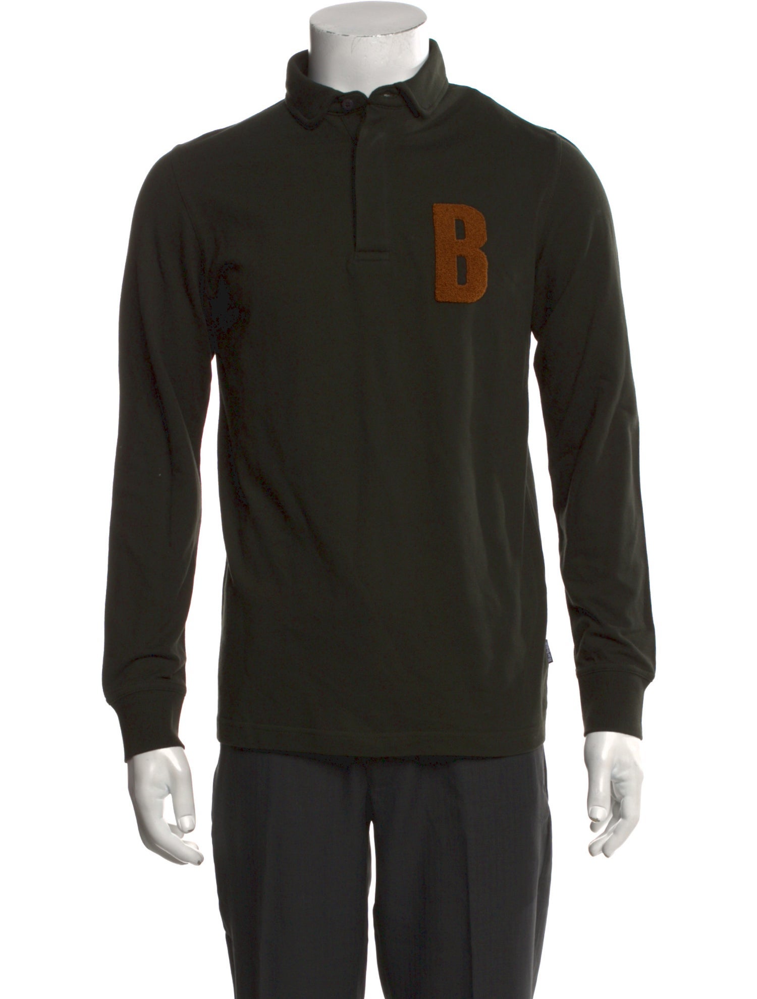 Barbour Collar Long Sleeve Polo Shirt