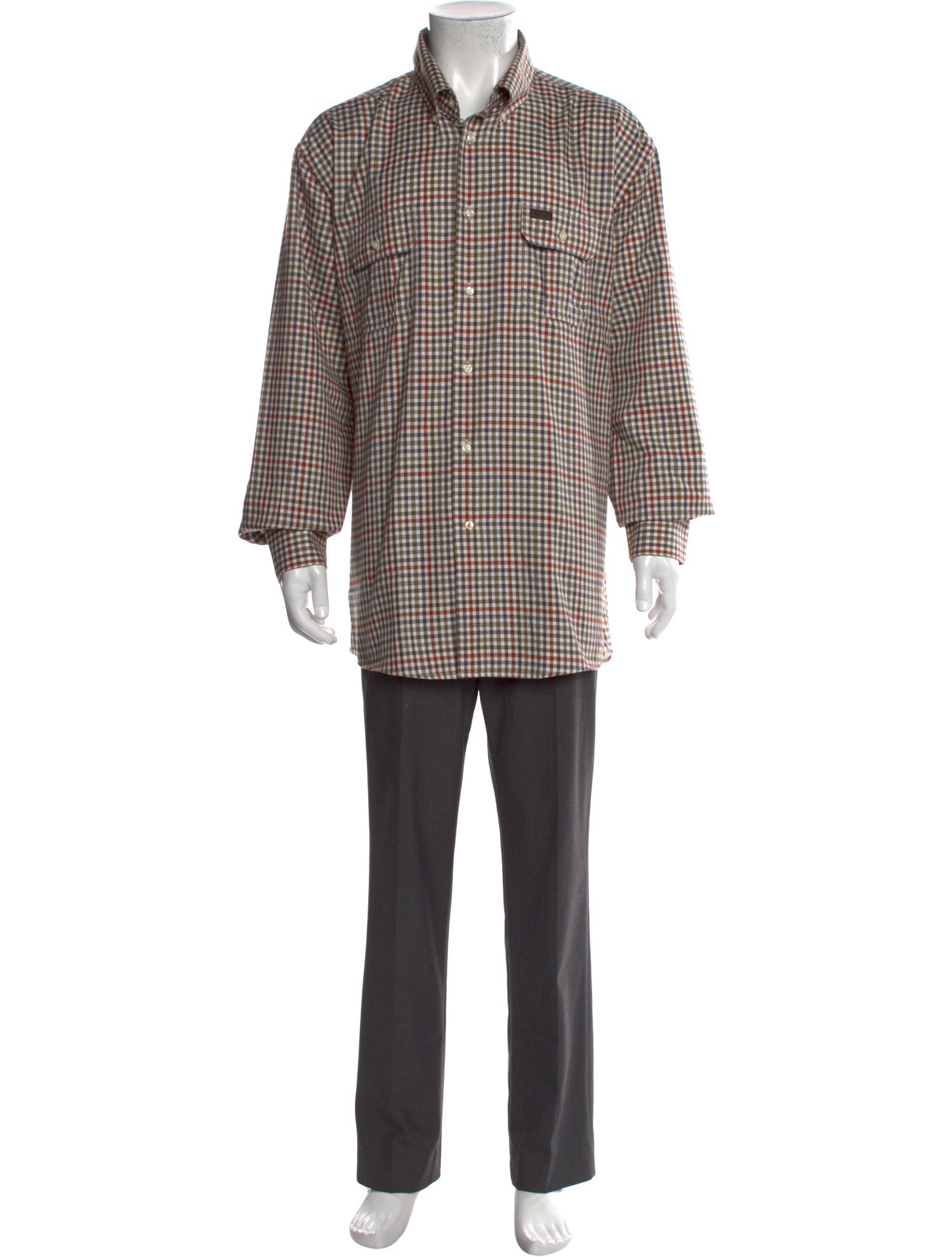 Barbour Plaid Print Long Sleeve Shirt