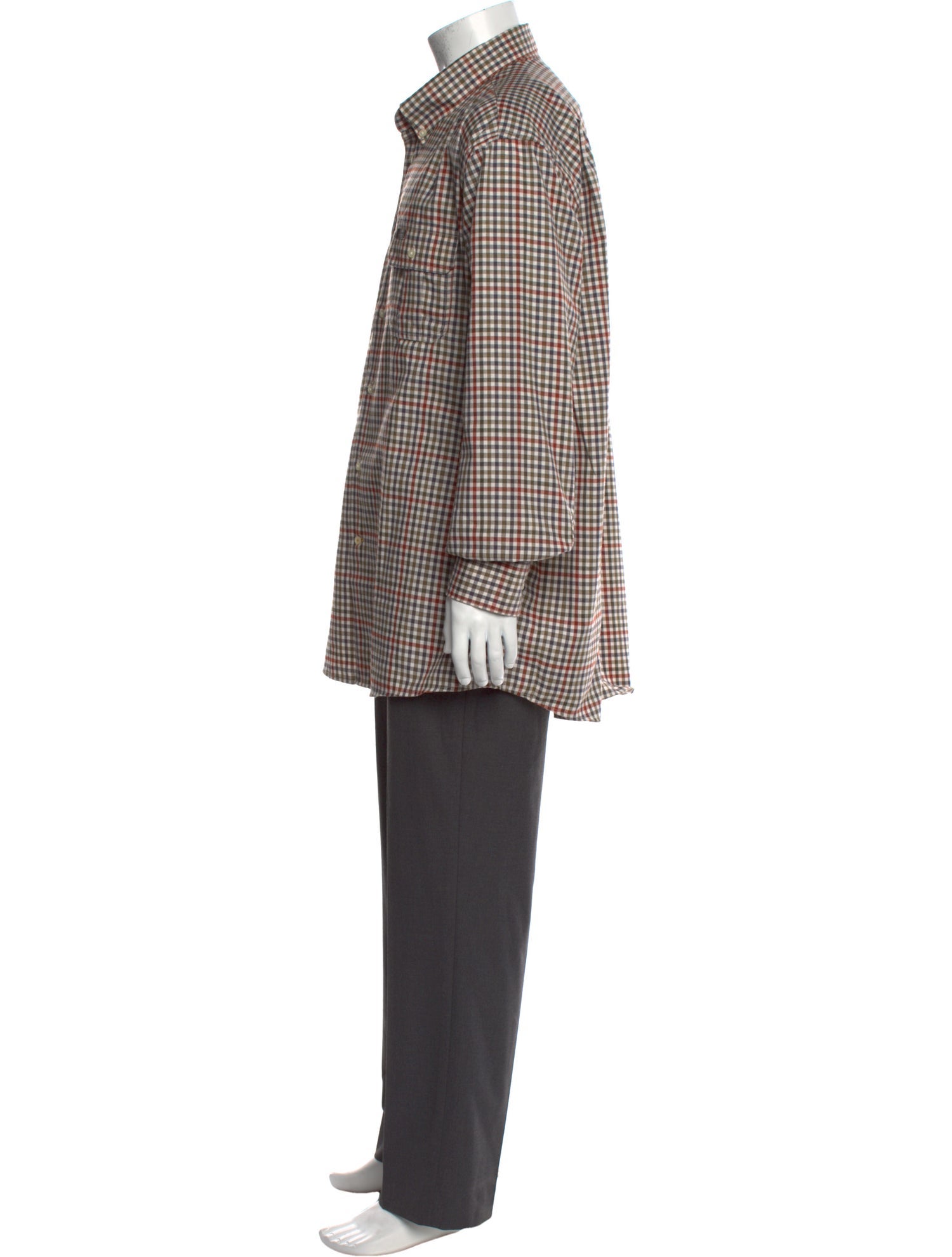 Barbour Plaid Print Long Sleeve Shirt