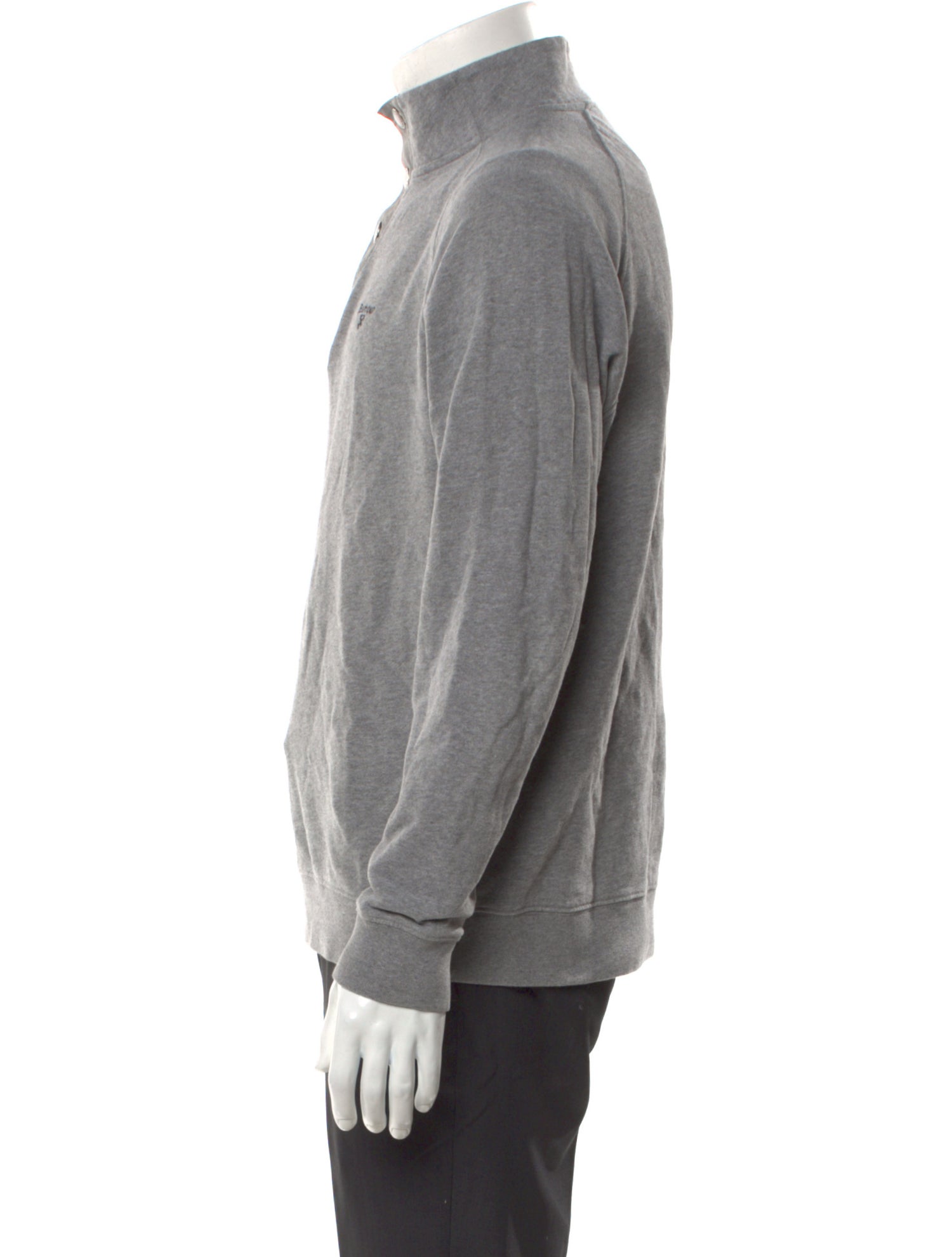 Barbour Mock Neck Long Sleeve Sweatshirt