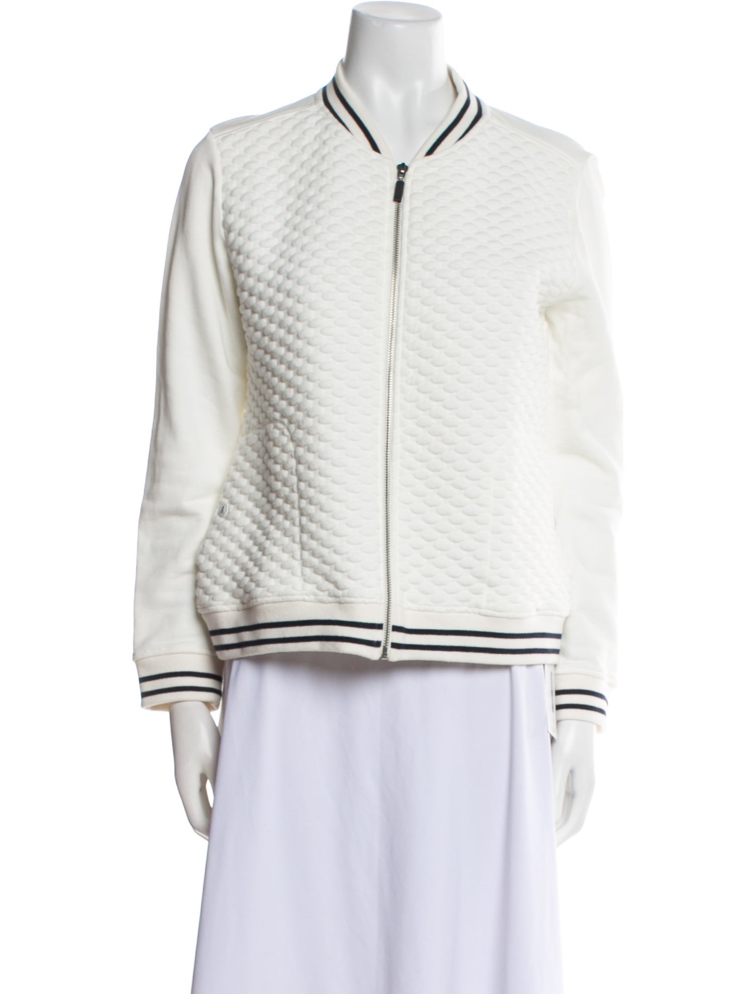 Barbour Striped Bomber Jacket