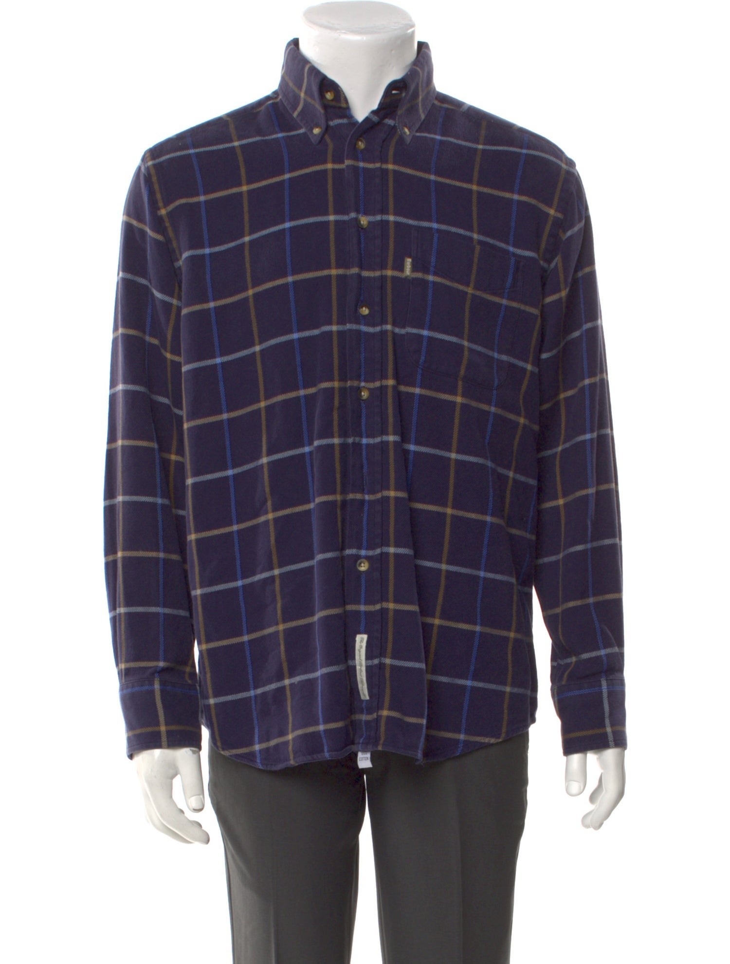 Barbour Plaid Print Long Sleeve Shirt
