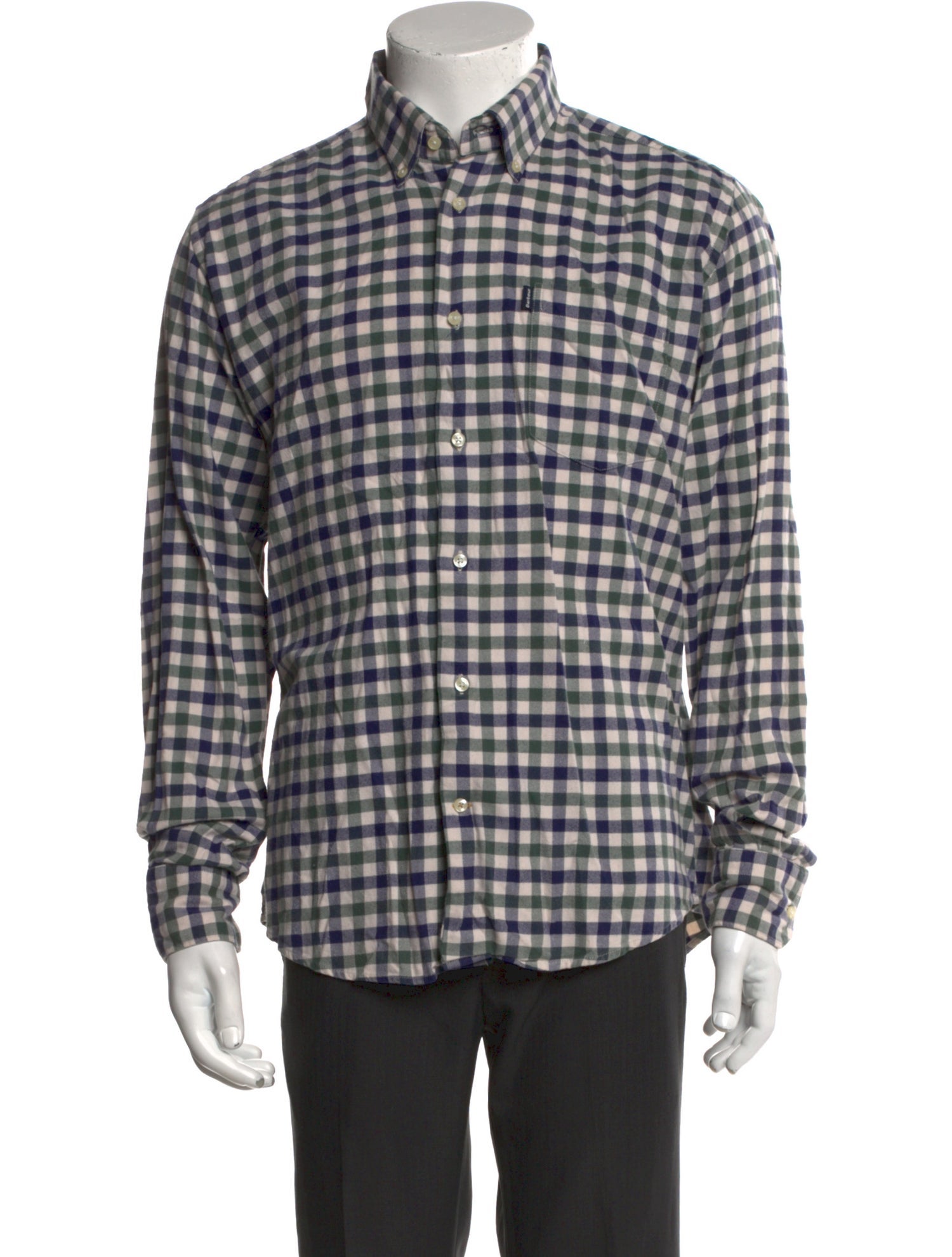 Barbour Plaid Print Long Sleeve Shirt
