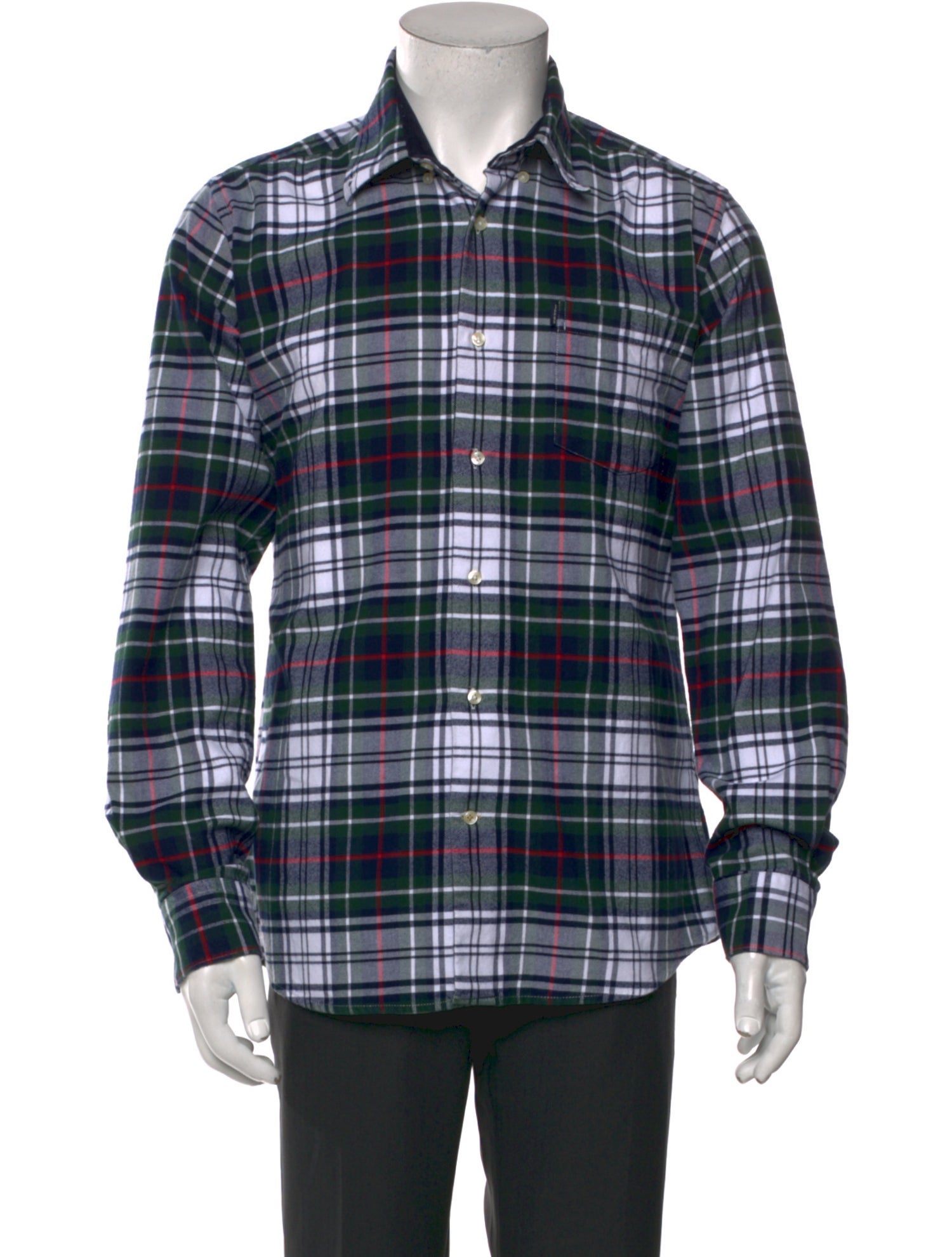 Barbour Plaid Print Long Sleeve Shirt