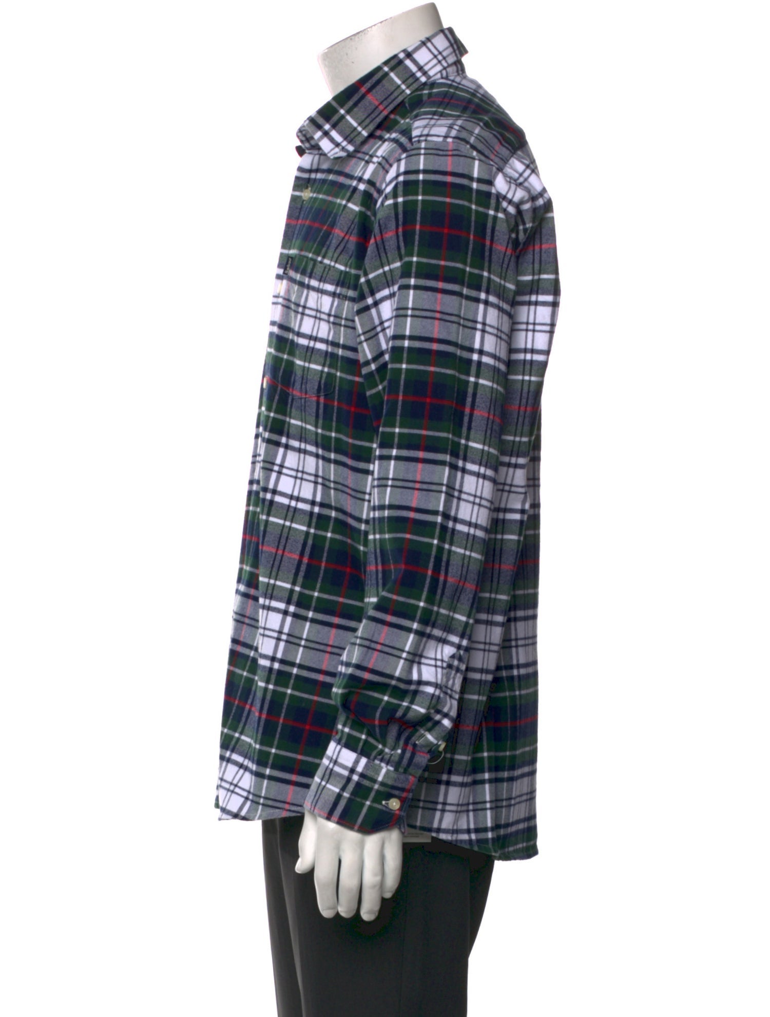 Barbour Plaid Print Long Sleeve Shirt