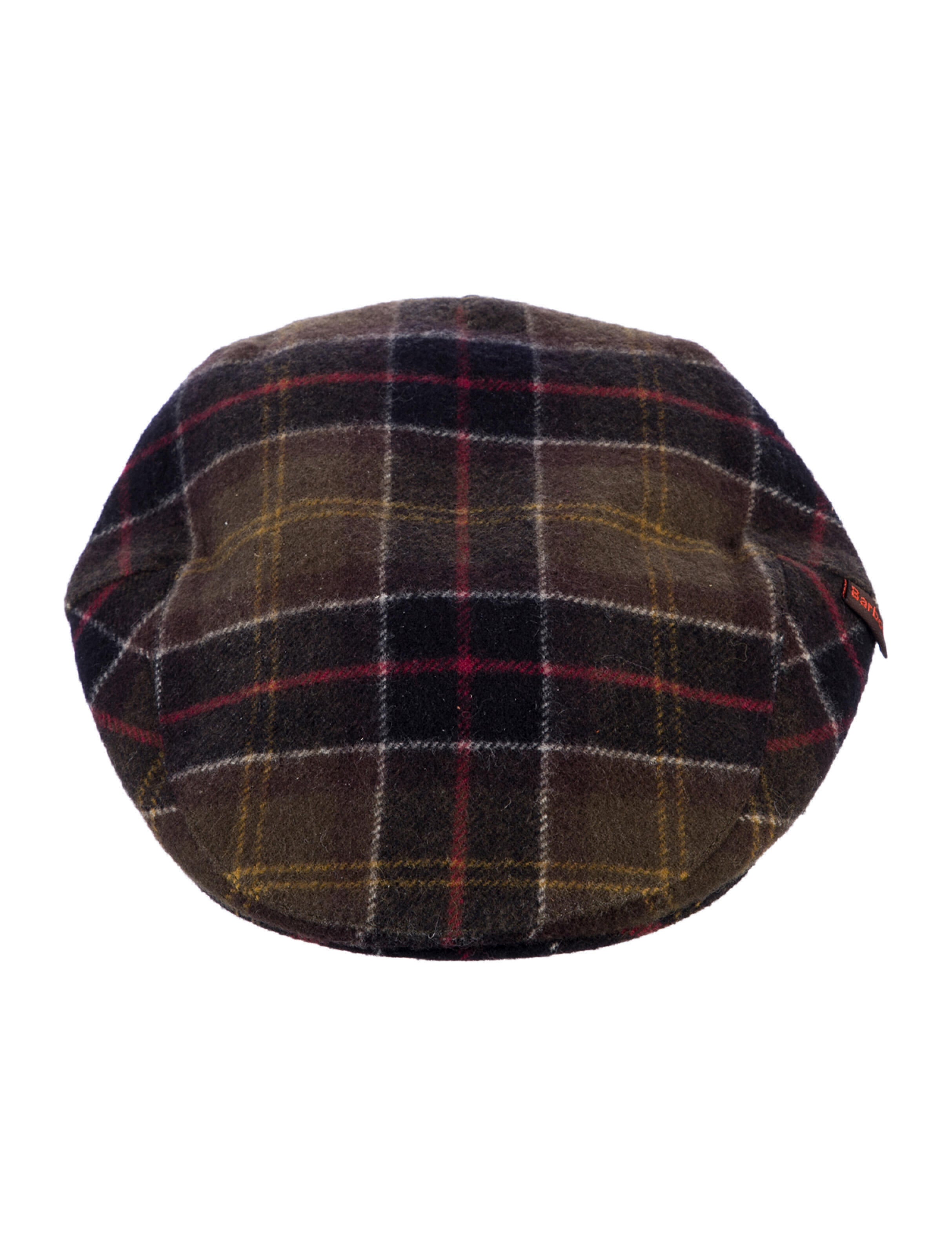 Barbour newsboy pattern print hat
