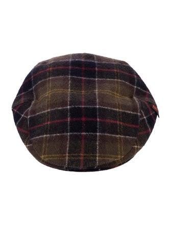 Barbour newsboy pattern print hat
