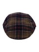 Barbour newsboy pattern print hat