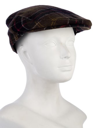 Barbour newsboy pattern print hat