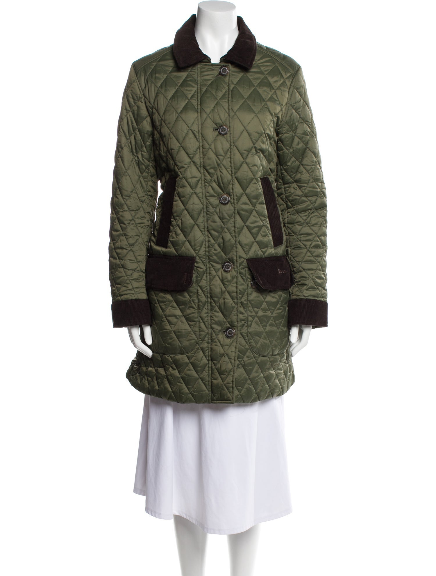 Barbour Colorblock Pattern Coat