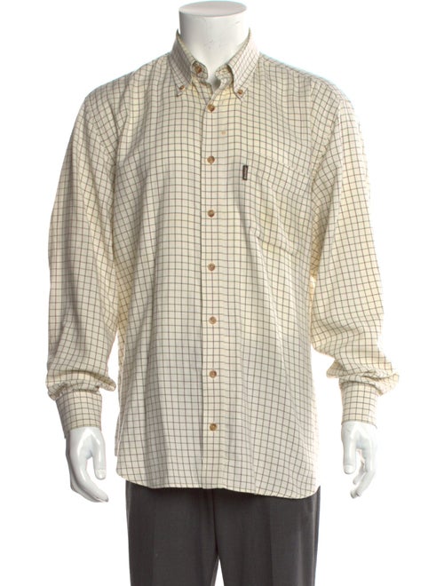 Barbour Plaid Print Long Sleeve Dress Shirt