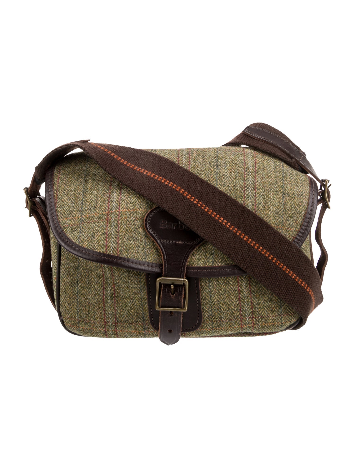 Barbour Tweed Messenger Bag