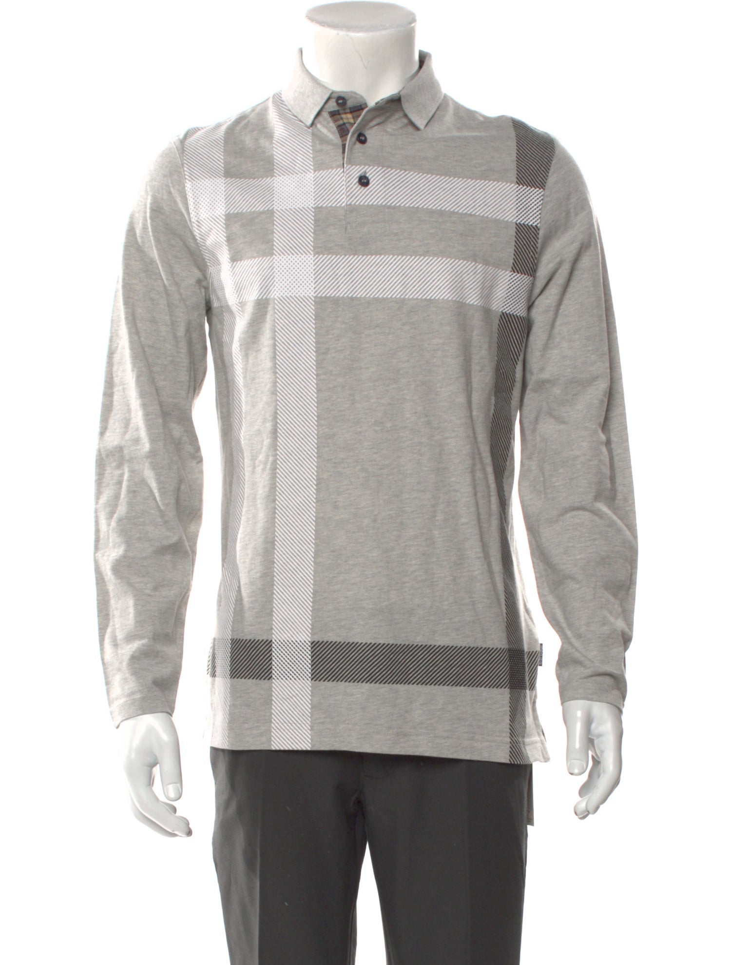 Barbour Striped Crew Neck Polo Shirt w/ Tags