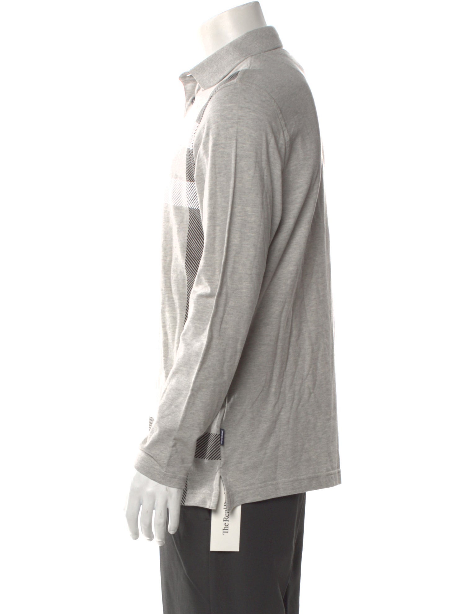 Barbour Striped Crew Neck Polo Shirt w/ Tags