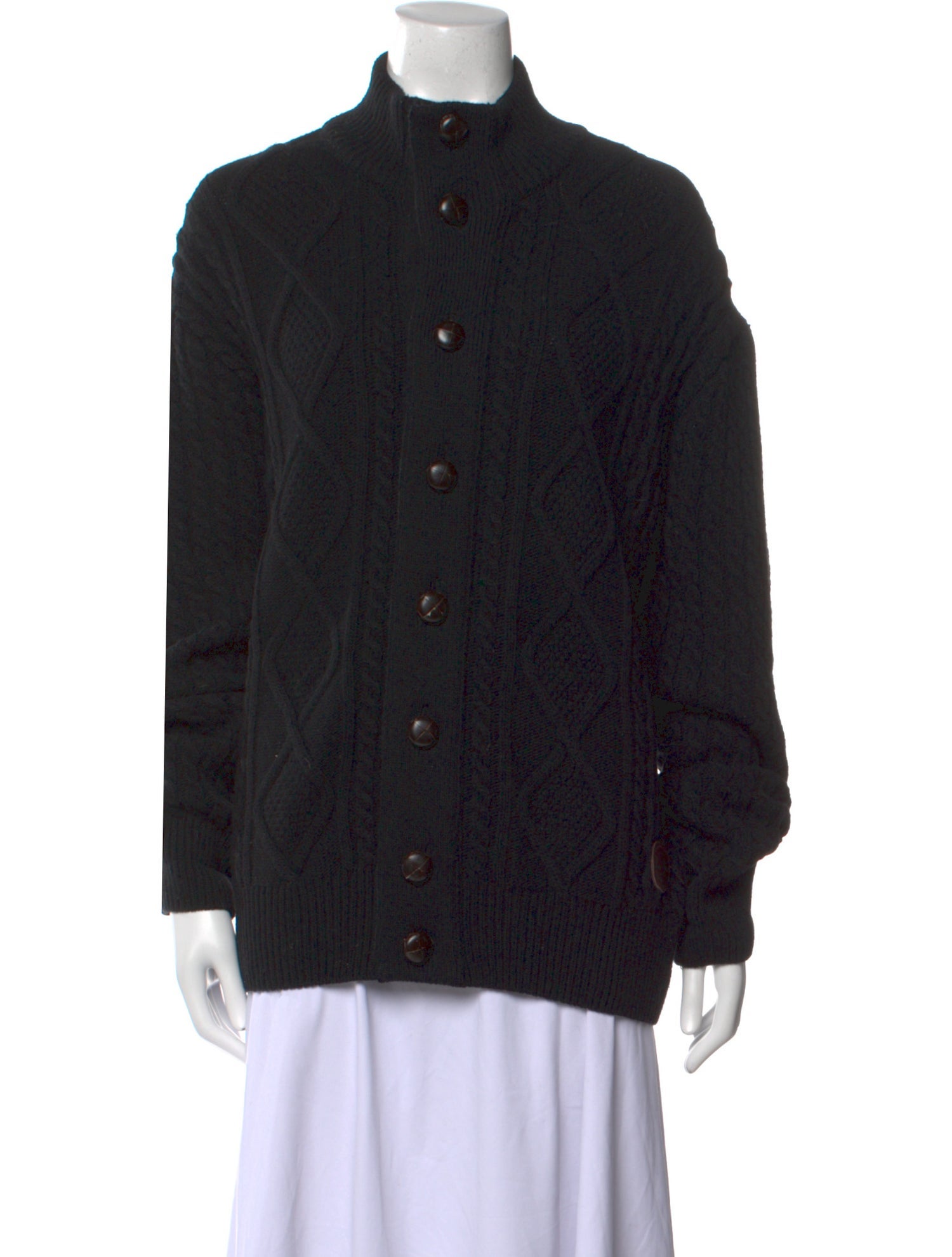 Barbour Lambswool Mock Neck Sweater