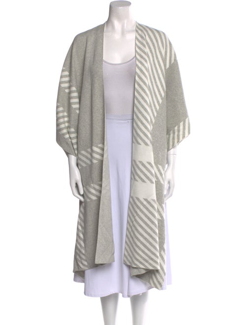 Barbour Striped Open Front Sweater