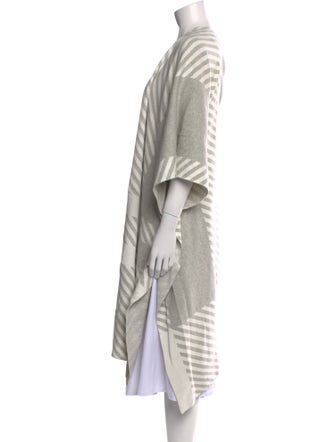 Barbour Striped Open Front Sweater