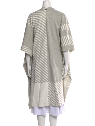 Barbour Striped Open Front Sweater