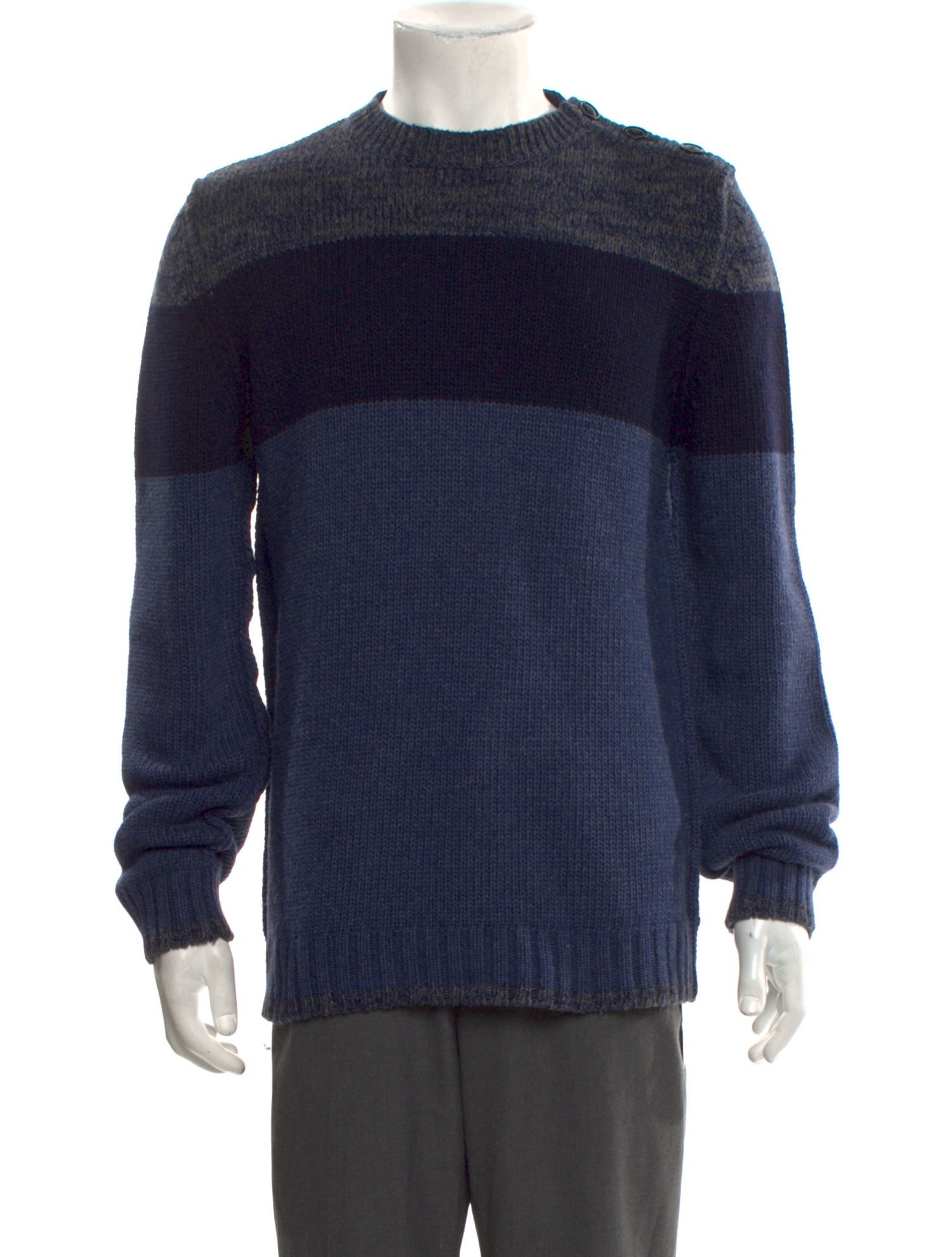 Barbour Lambswool Colorblock Pattern Pullover