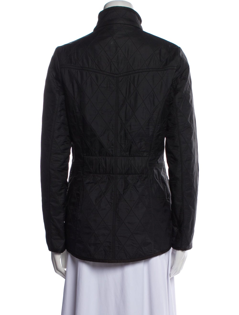 Barbour Nylon Utility Jacket Black Embroidered Ac… - image 3
