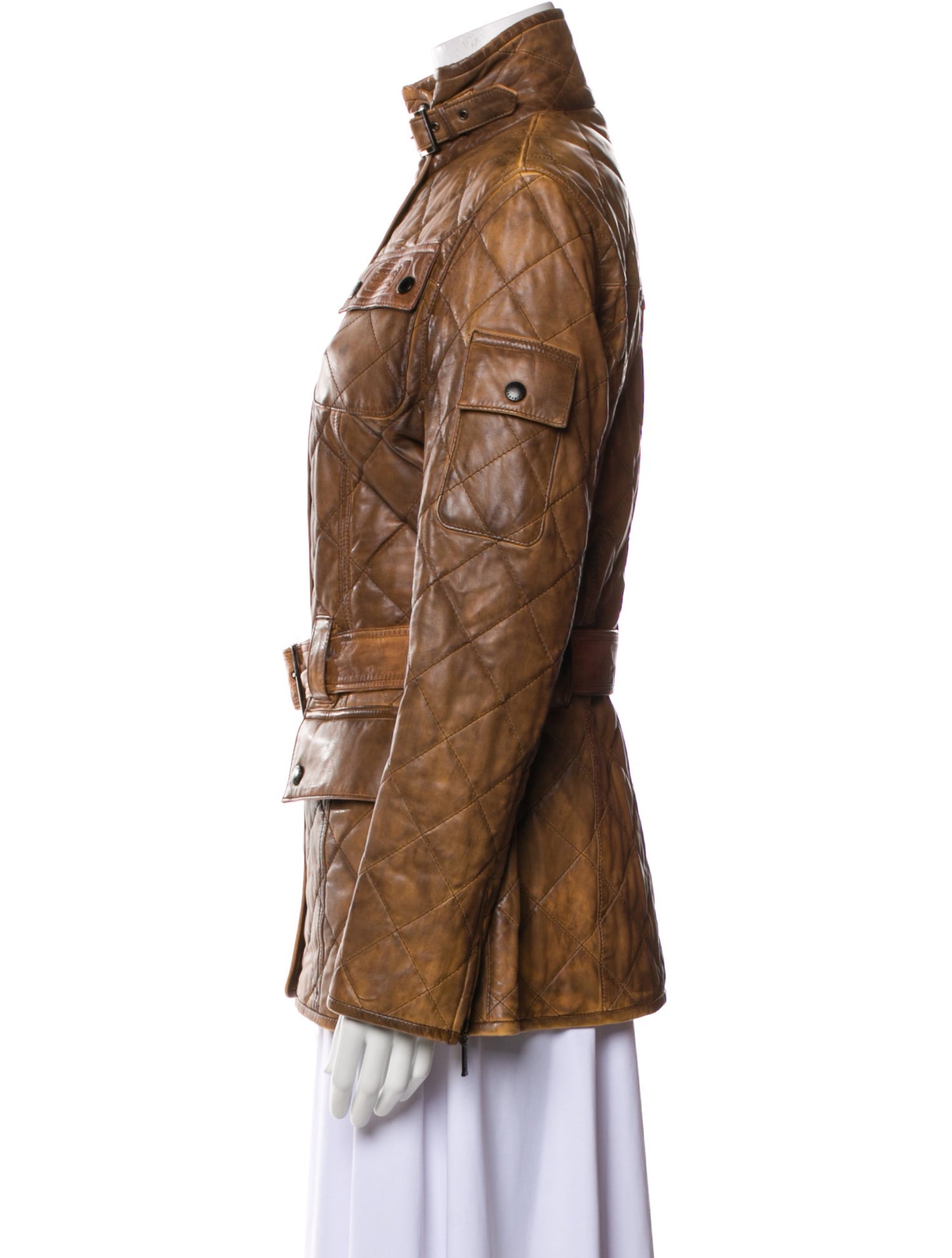 Barbour Leather Utility Jacket