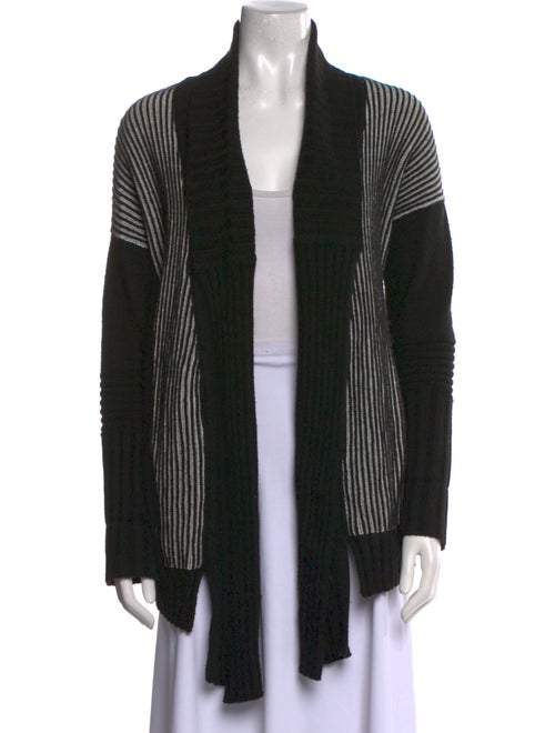 Barbour Striped Open Front Sweater