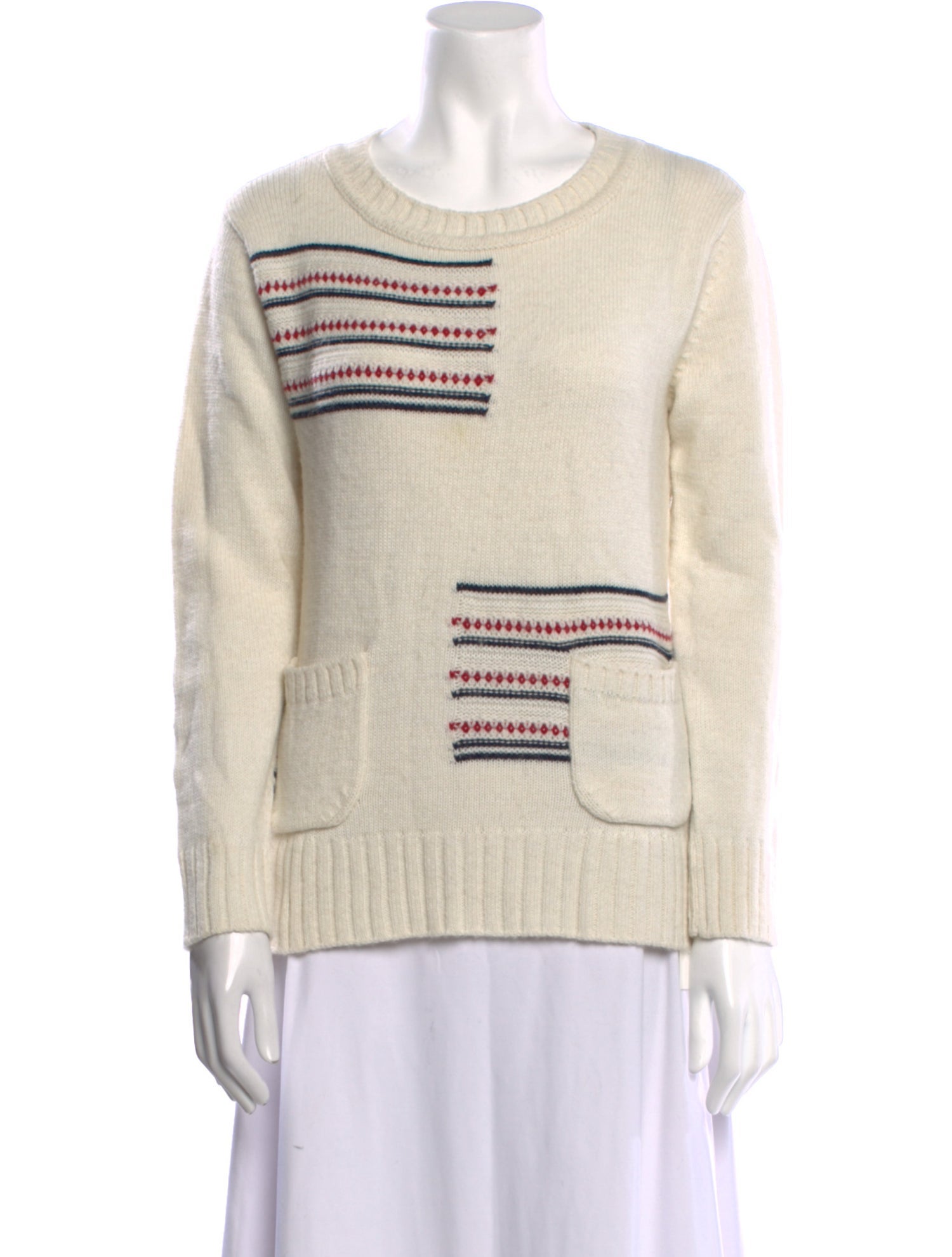 Barbour Graphic Print Crew Neck Sweater