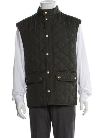 Barbour Outerwear Colorblock Pattern Vest XXL