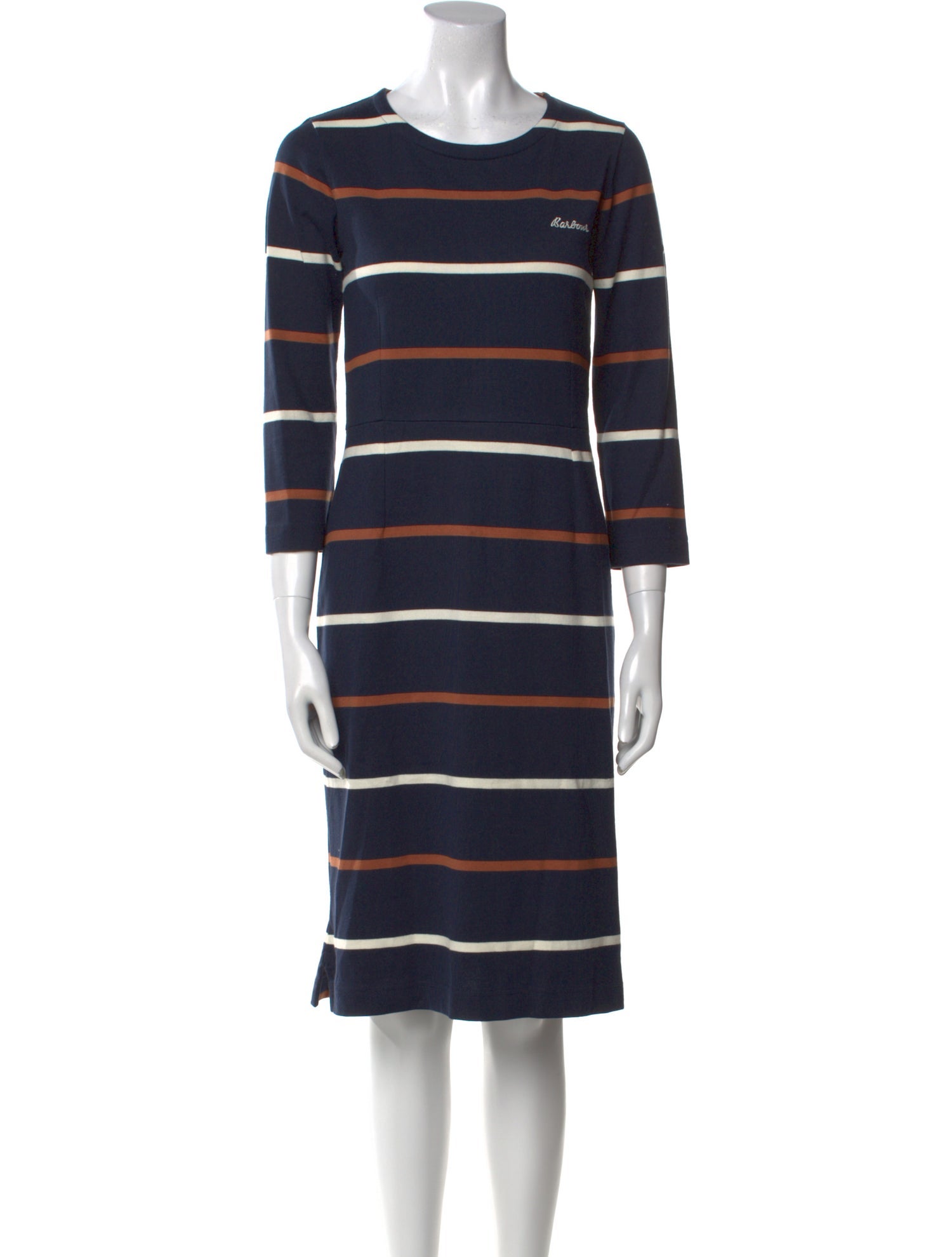 Barbour Striped Knee-Length Dress