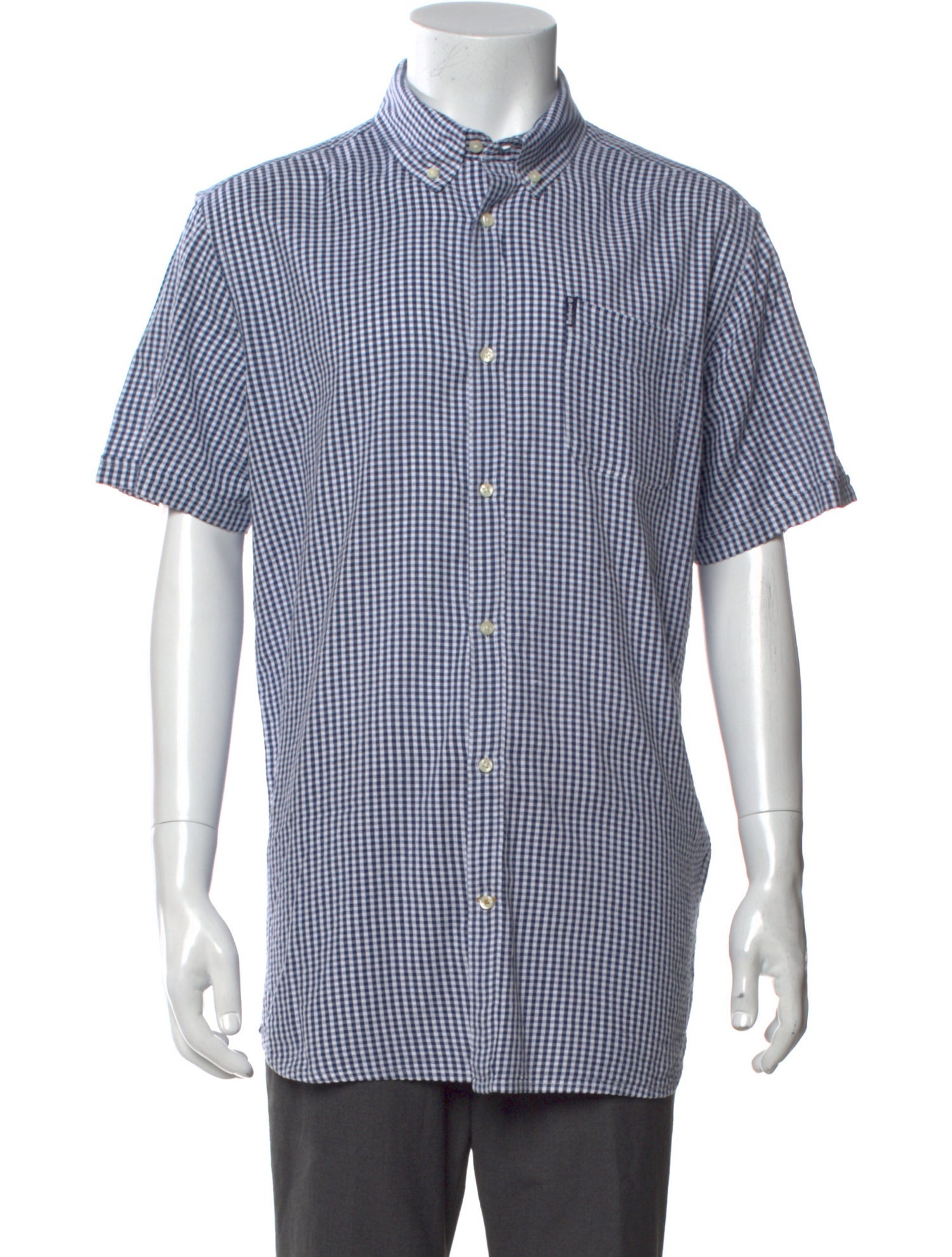 Barbour Plaid Print Short Sleeve Shirt