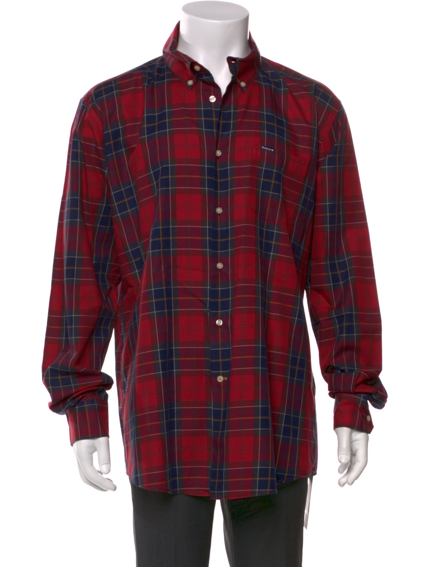 Barbour Plaid Print Long Sleeve Shirt