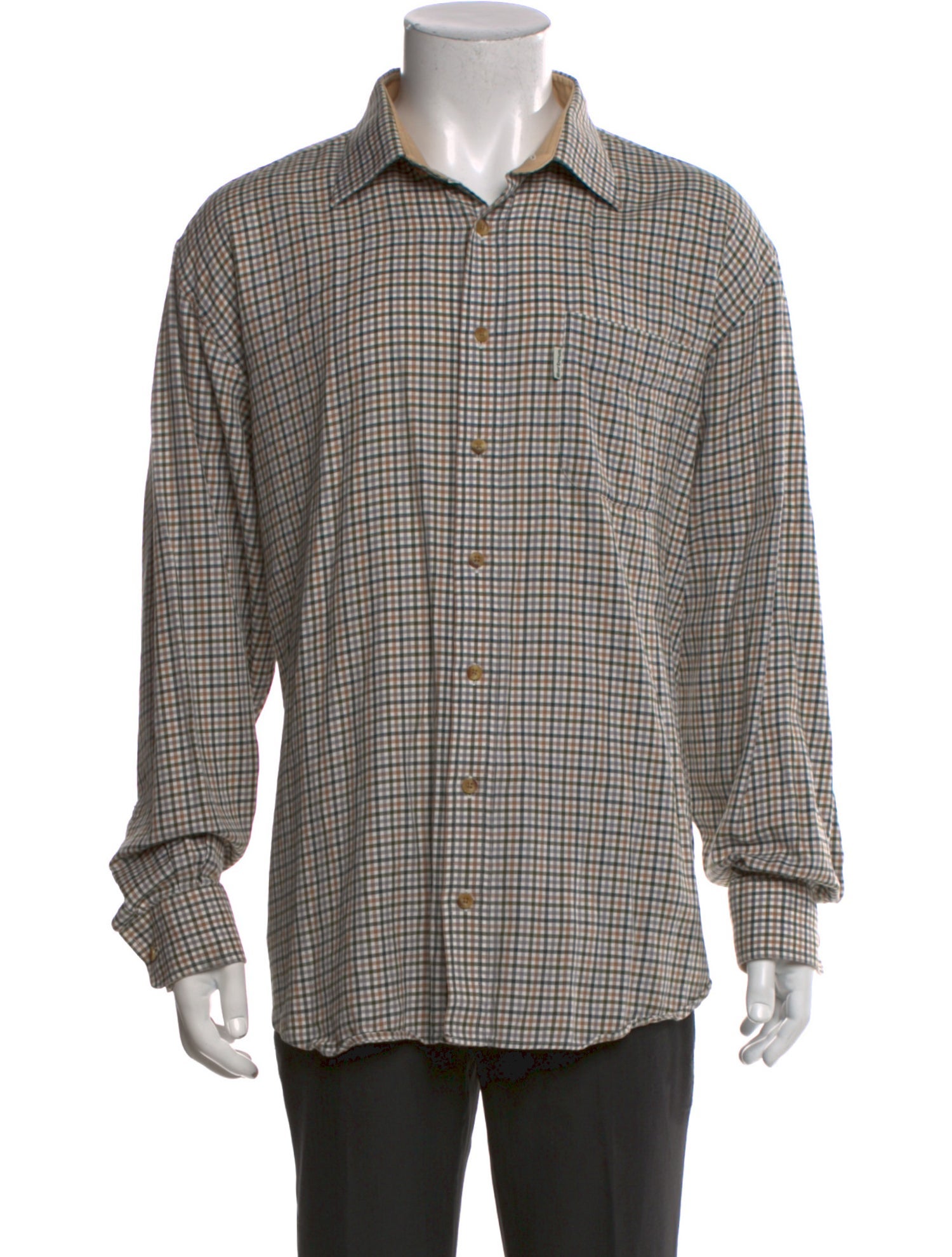 Barbour Plaid Print Long Sleeve Shirt