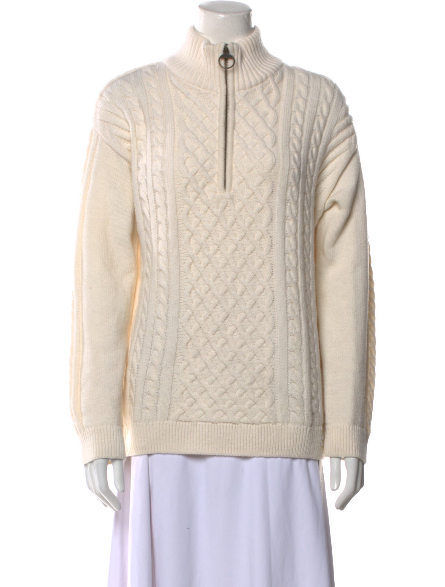 Barbour Wool Mock Neck Sweater