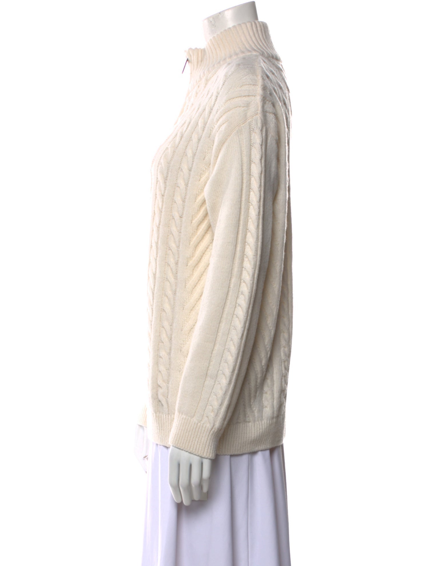 Barbour Wool Mock Neck Sweater