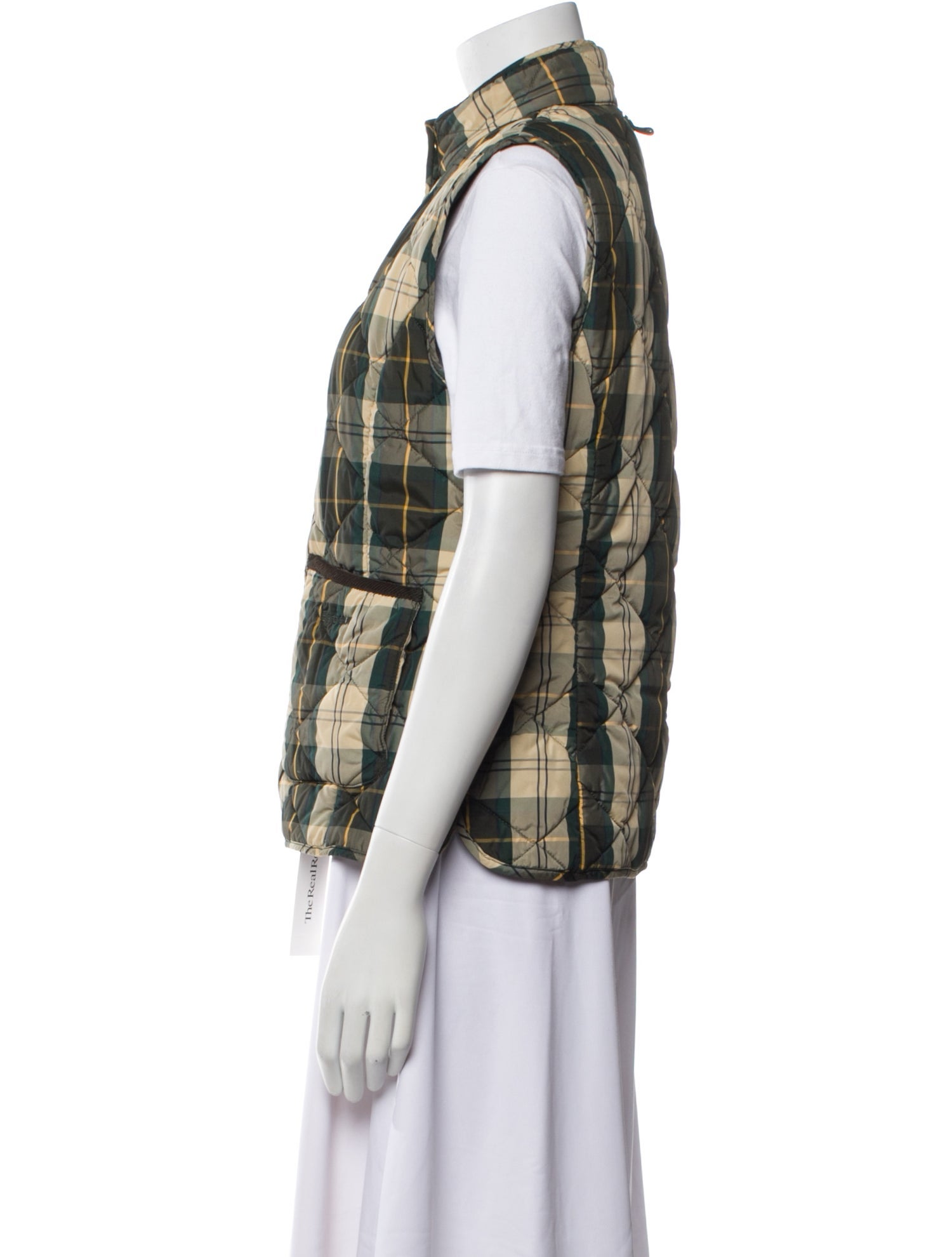 Barbour Plaid Print Coat