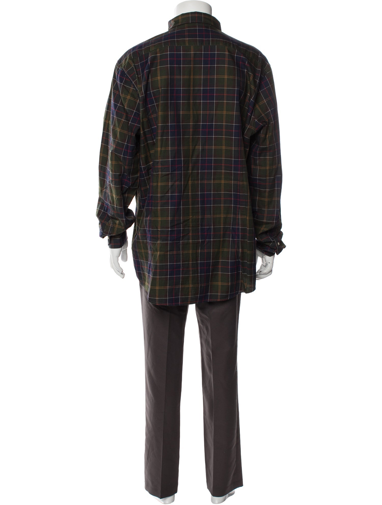 Barbour Plaid Print Long Sleeve Shirt