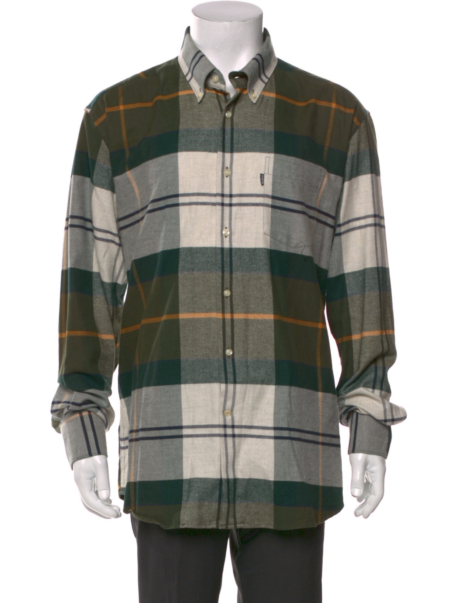 Barbour Plaid Print Long Sleeve Shirt