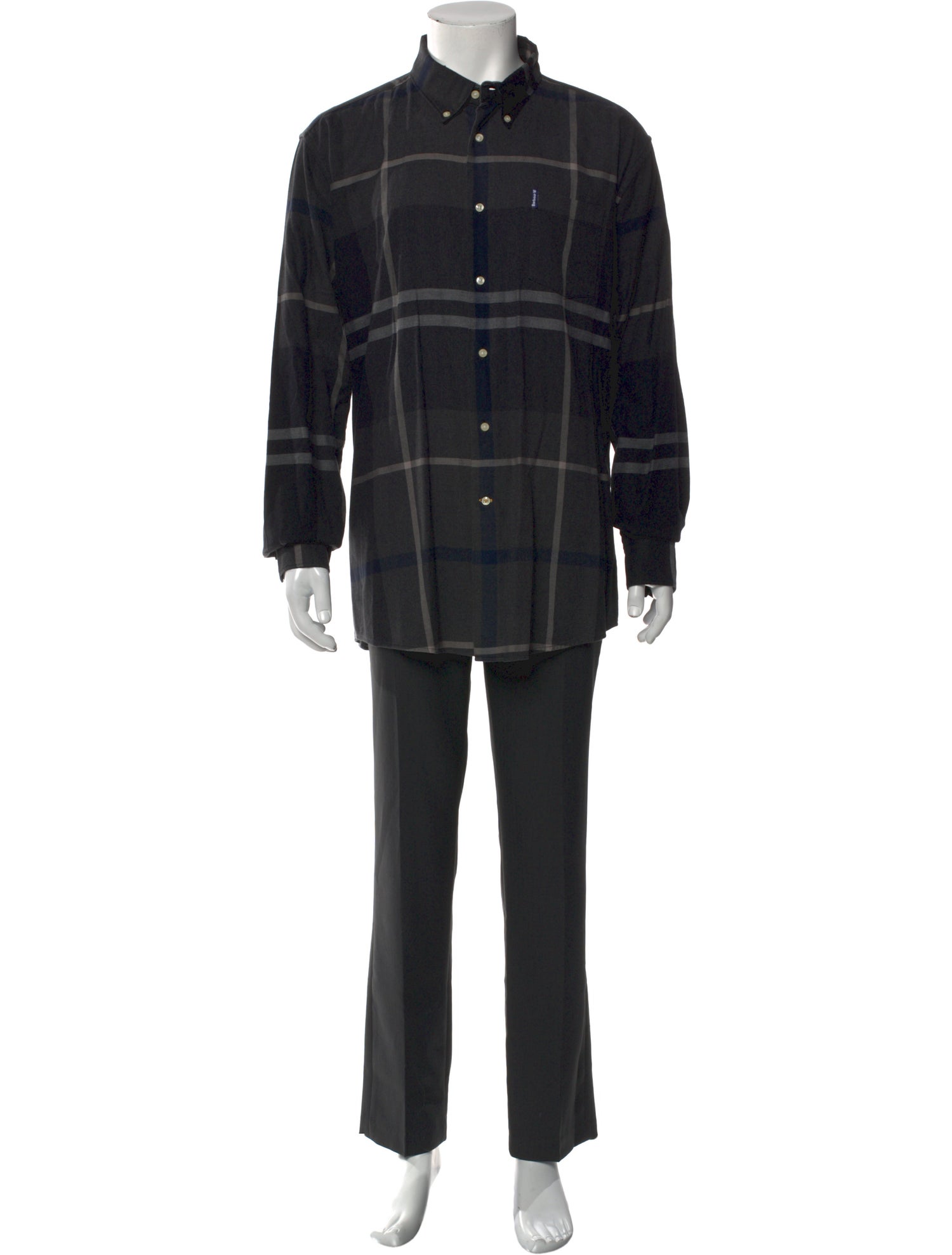 Barbour Plaid Print Long Sleeve Shirt