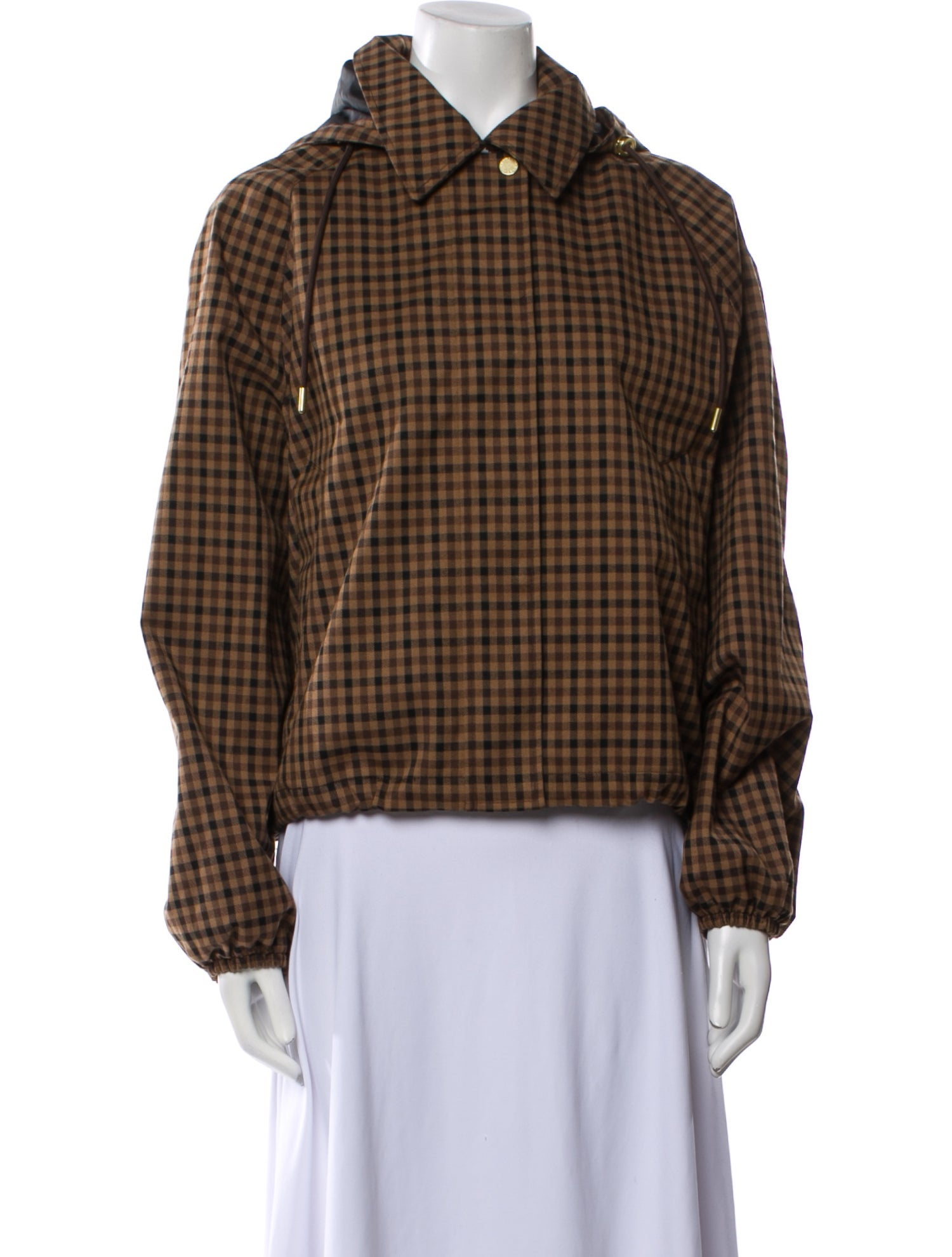 Barbour Plaid Print Coat w/ Tags