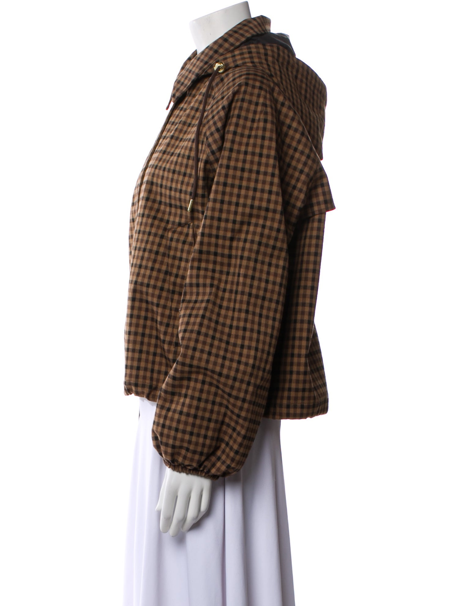 Barbour Plaid Print Coat w/ Tags